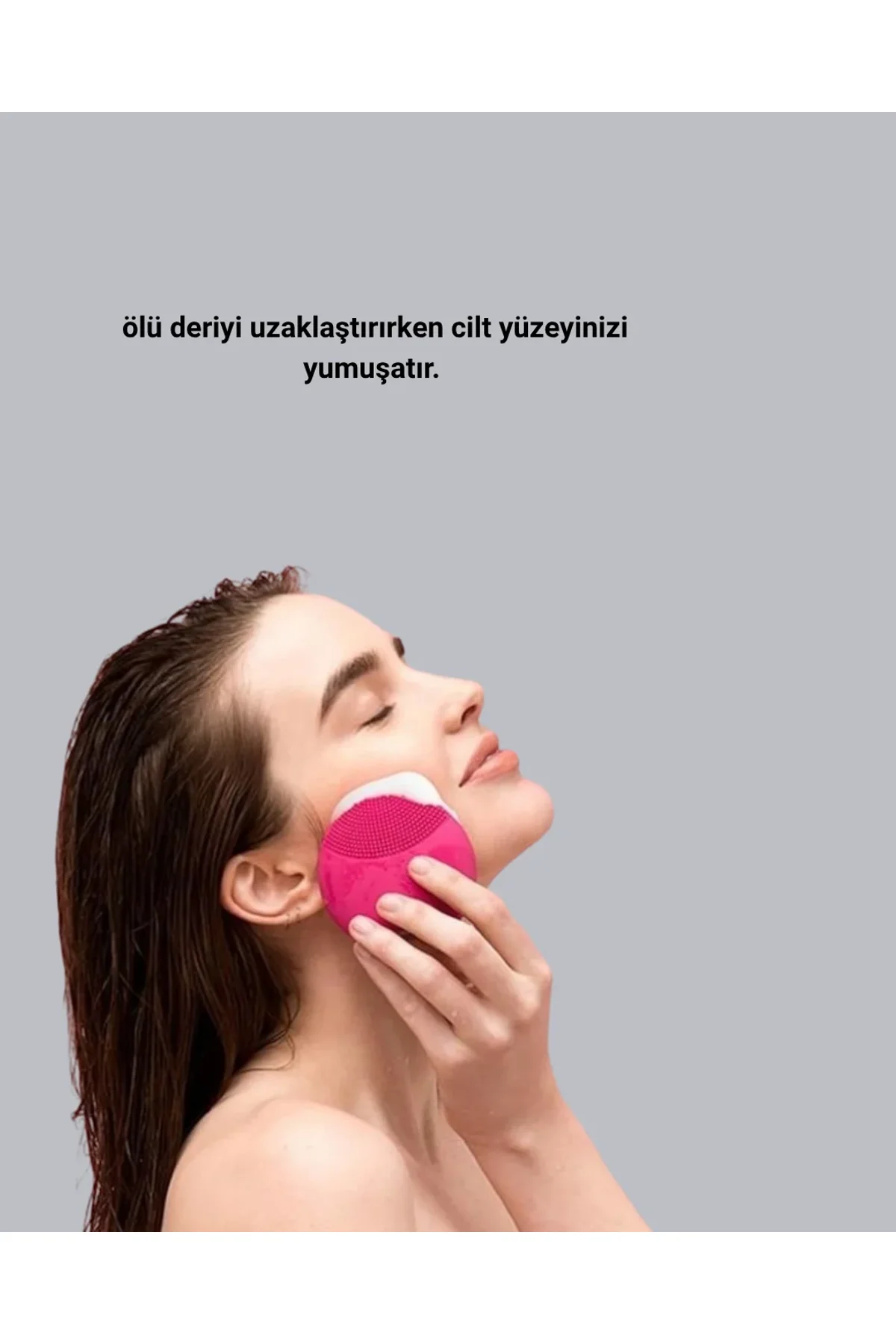 3 Fonksiyonlu Yüz Temizleme Ve Masaj Cihazı – Su Geçirmez, Şarjlı, Ölü Deri Temizleyici Ve Cilt Yeni - Just Cheap Store Görsel 3