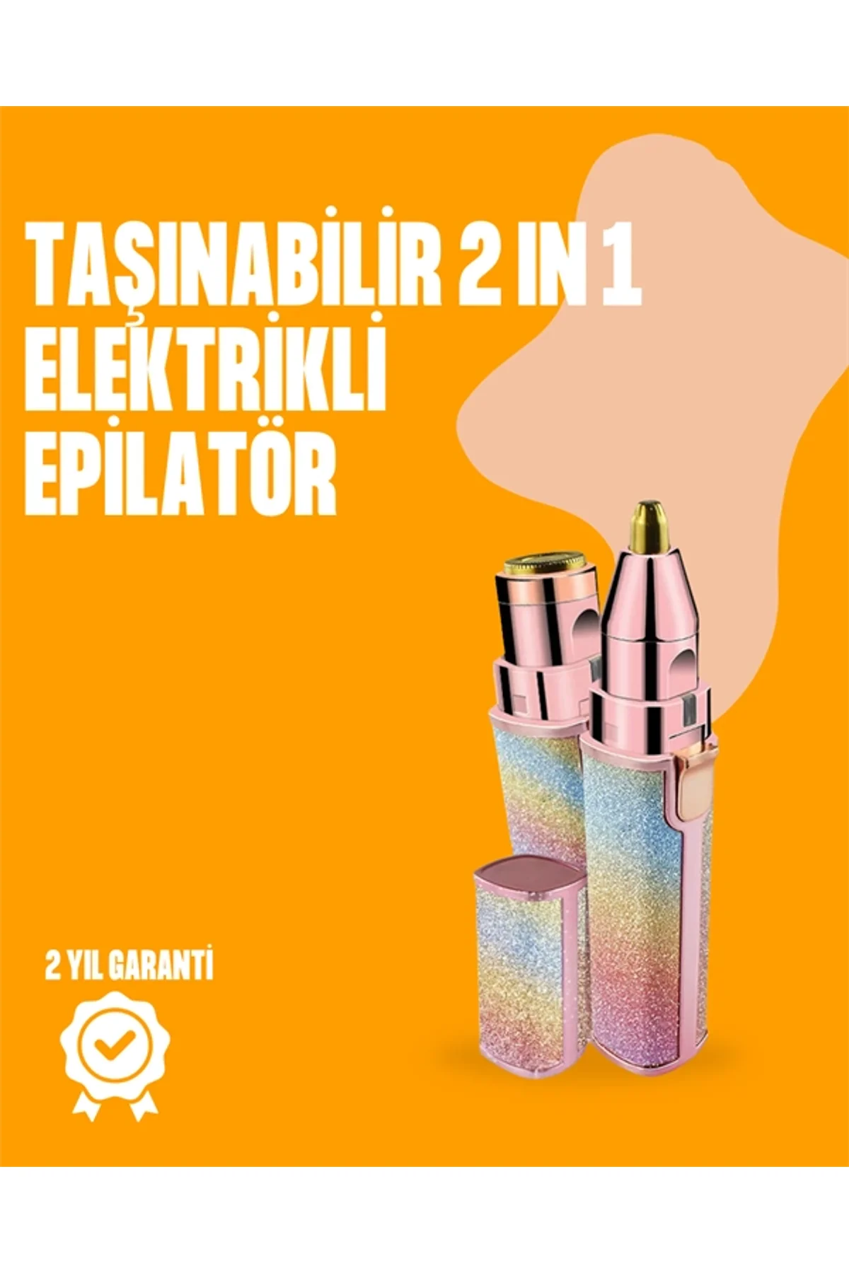 Mini Usb Şarjlı Elektrikli Epilatör – Kaş Ve Yüz Tüy Temizliği İçin 2'si 1 Arada