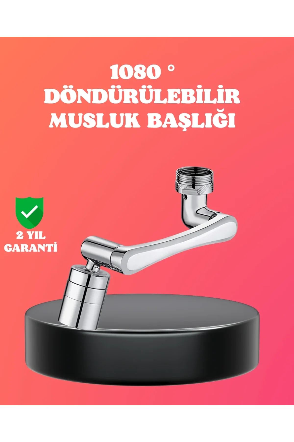 1080° Dönebilen Püskürtme Filtreli Musluk Başlığı Su Tasarruflu - Just Cheap Store Görsel 2