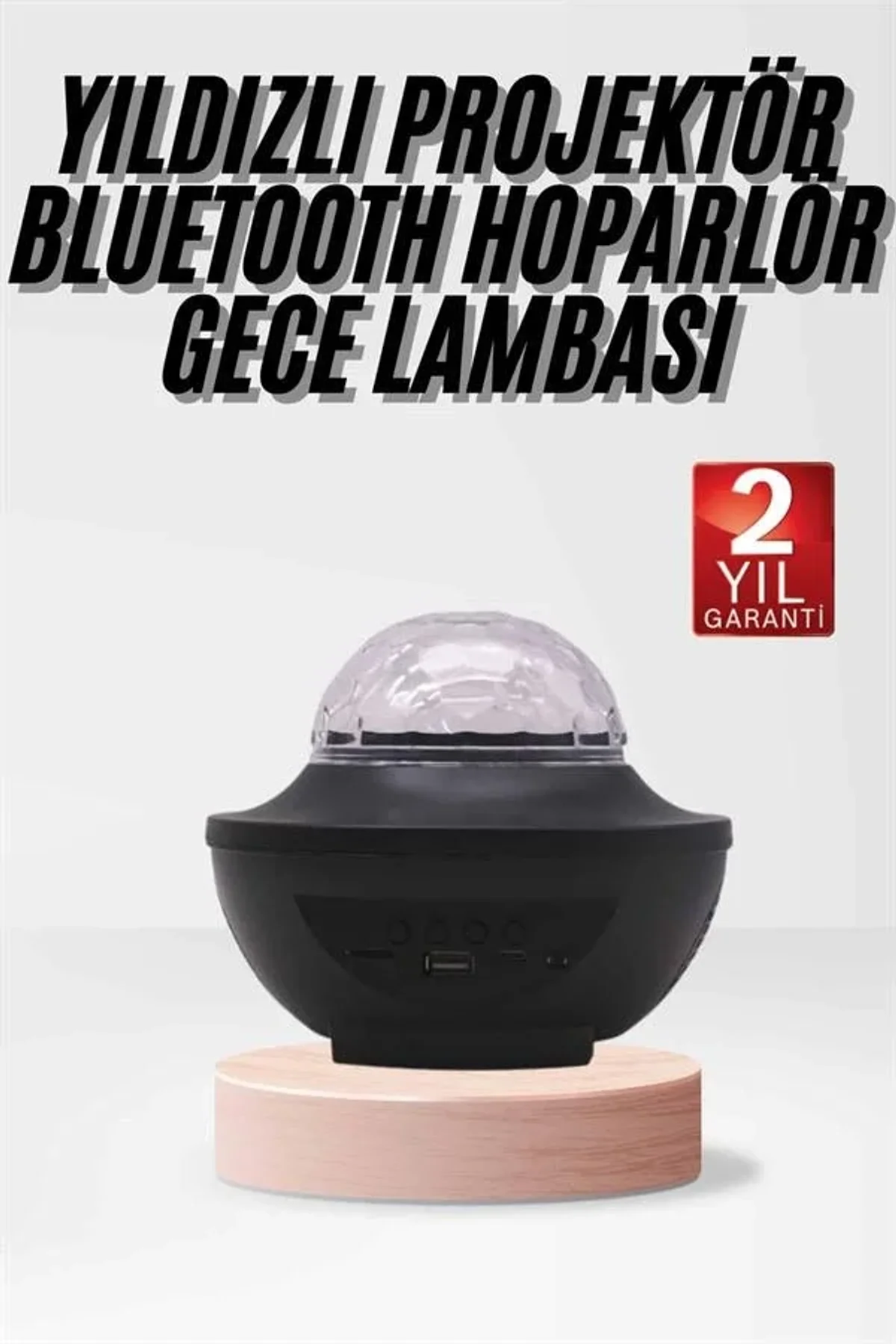 Çok Renkli Projektör Lamba Disko Topu Gece Lambası Kablosuz - Just Cheap Store Görsel 3