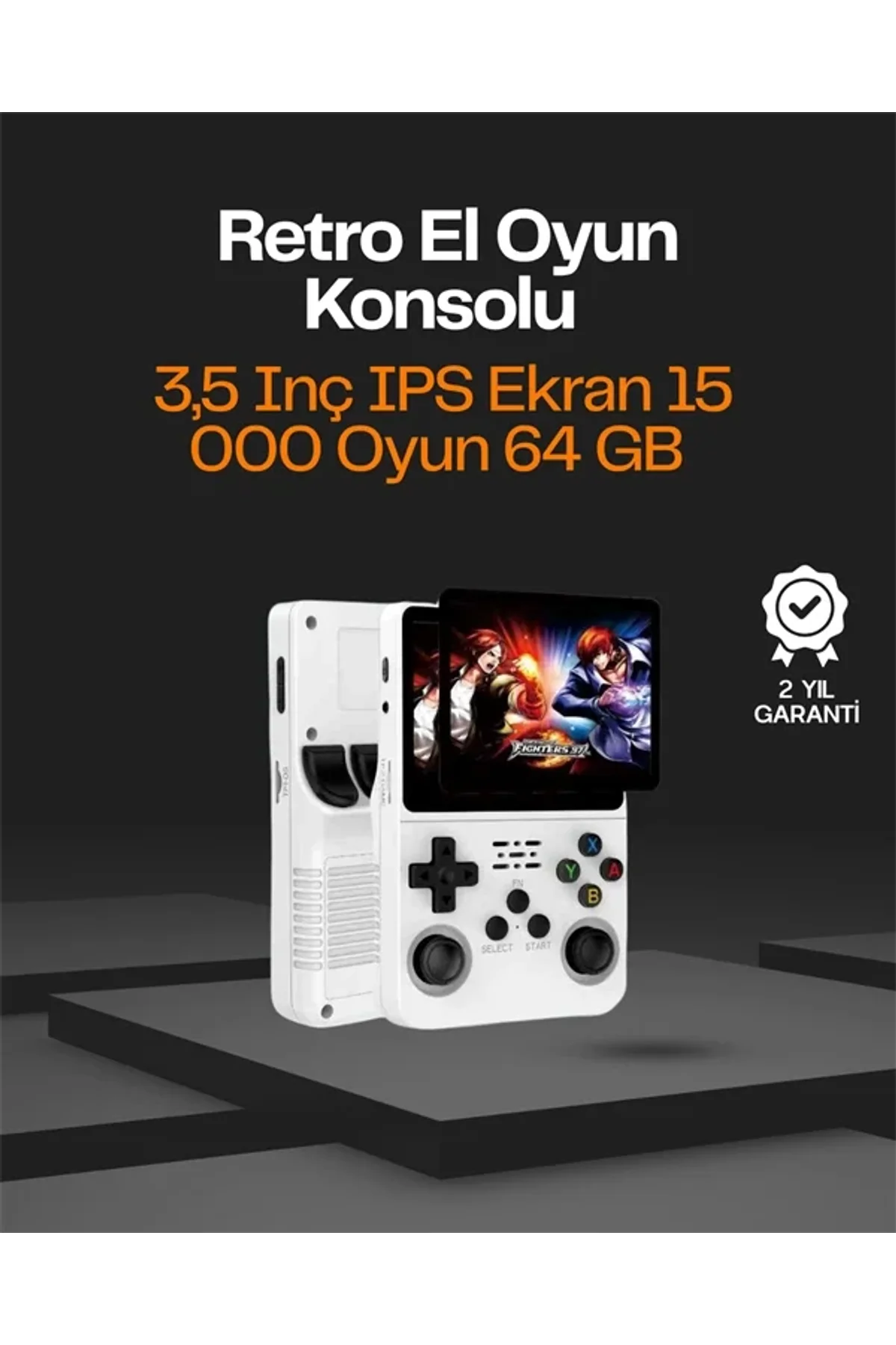 Taşınabilir Retro Oyun Konsolu – 15.000 Oyun, 64 Gb Depolama, Ips Ekran - Just Cheap Store Görsel 2