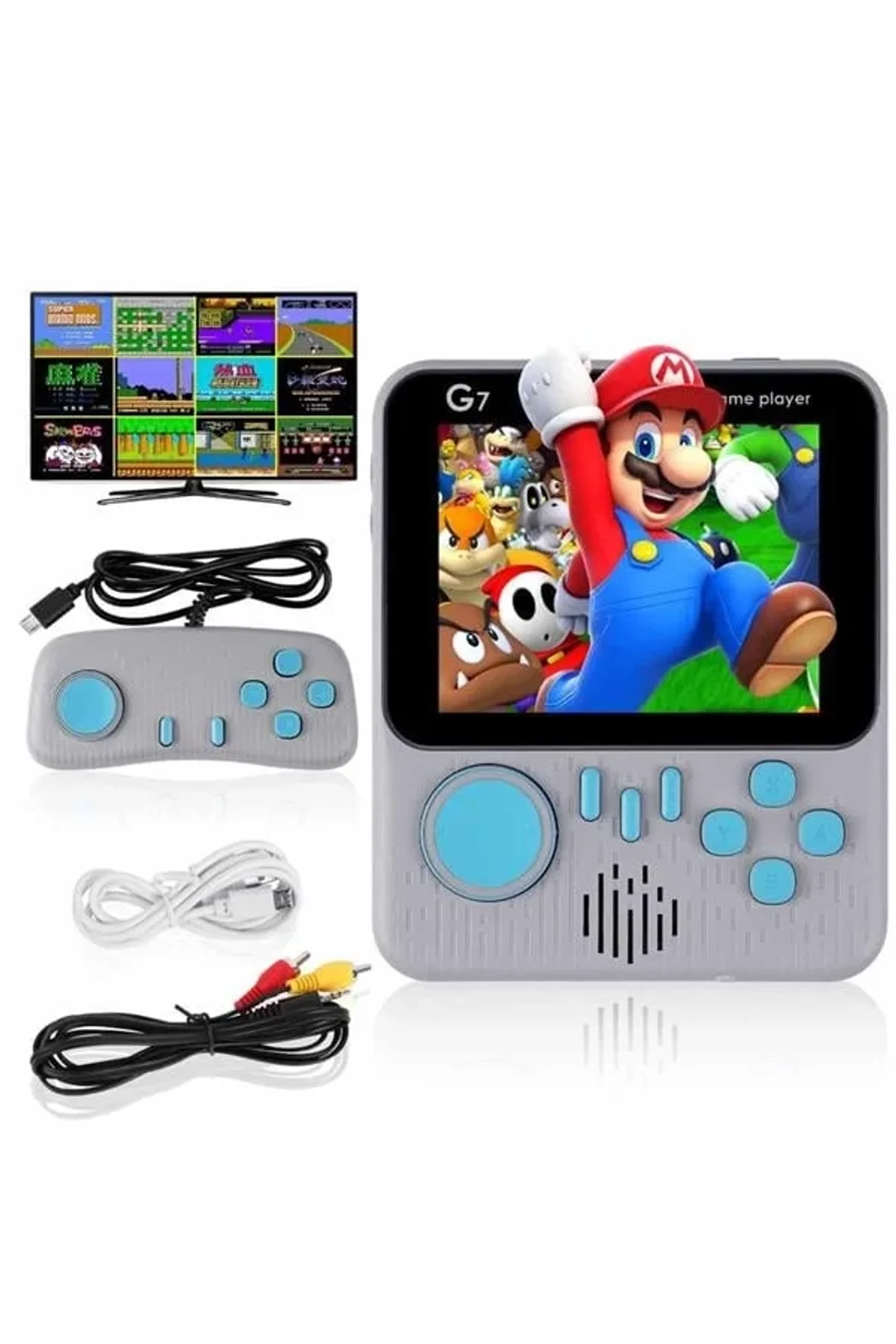 Çift Konsol 666 Adet Retro Oyun El Atarisi Taşınabilir 3.5 İnç Ekran - Just Cheap Store Görsel 3