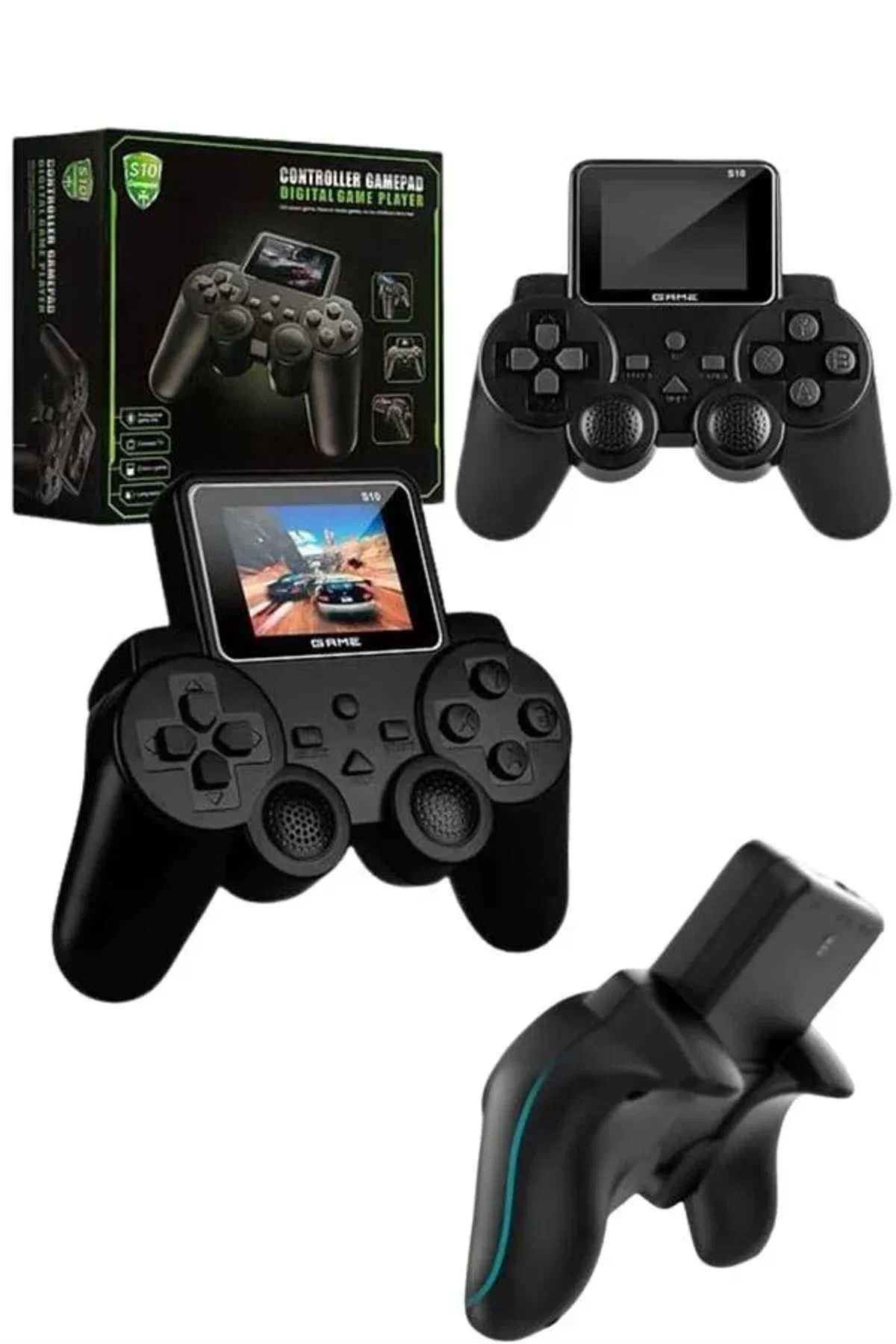 2.4 İnç Ekran 520 Oyunlu Retro Temalı Kablosuz Oyun Kolu El Atarisi - Just Cheap Store Görsel 3