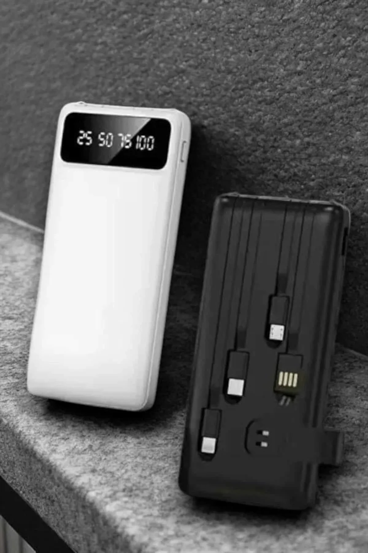 Powerbank 20.000 Mah Lcd Ekran Usb Lightning Type-c Uyumlu İos Ve Android - Just Cheap Store Görsel 3