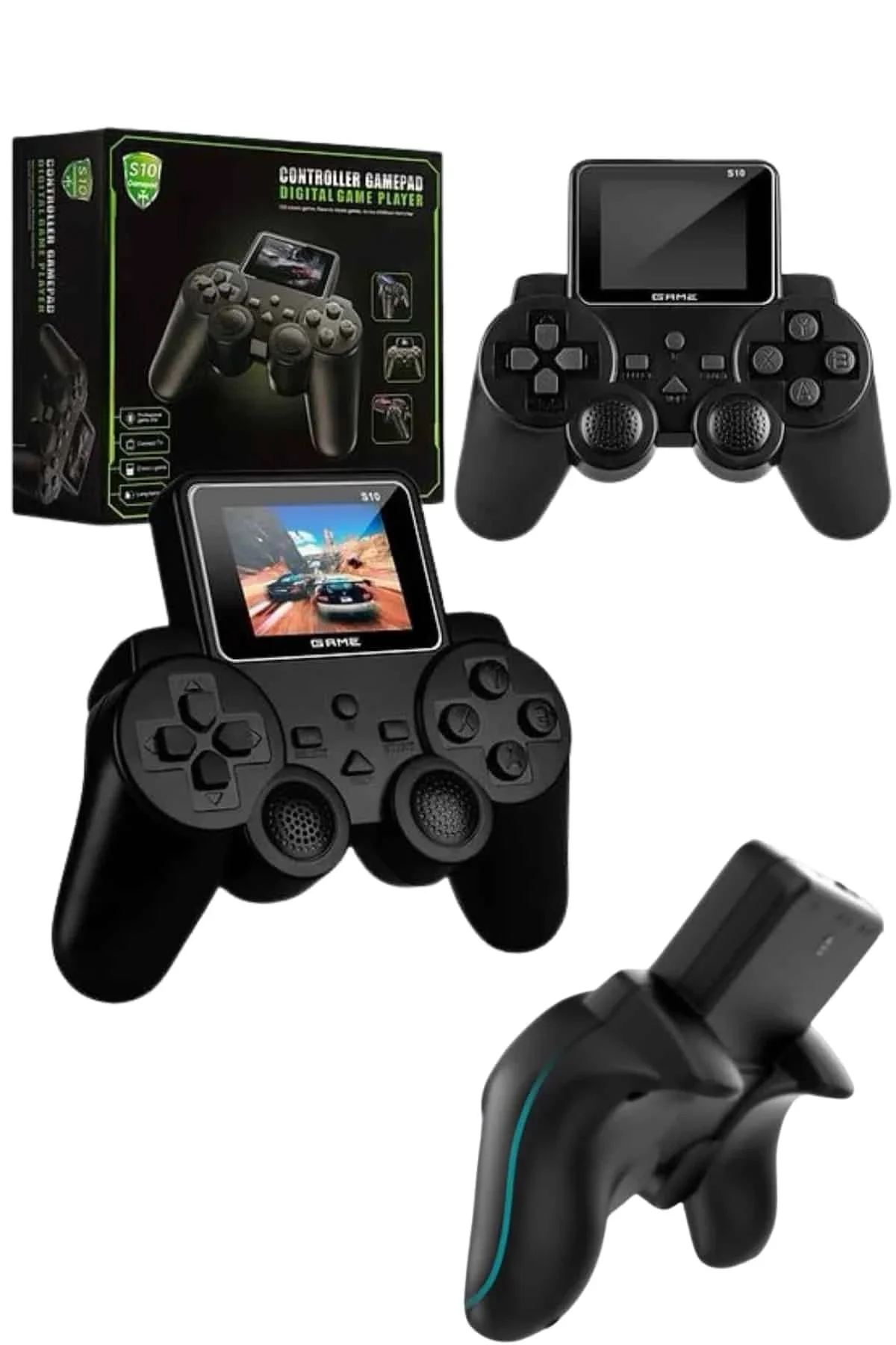 2.4 İnç Ekran 520 Oyunlu Retro Temalı Kablosuz Oyun Kolu El Atarisi - Just Cheap Store Görsel 4