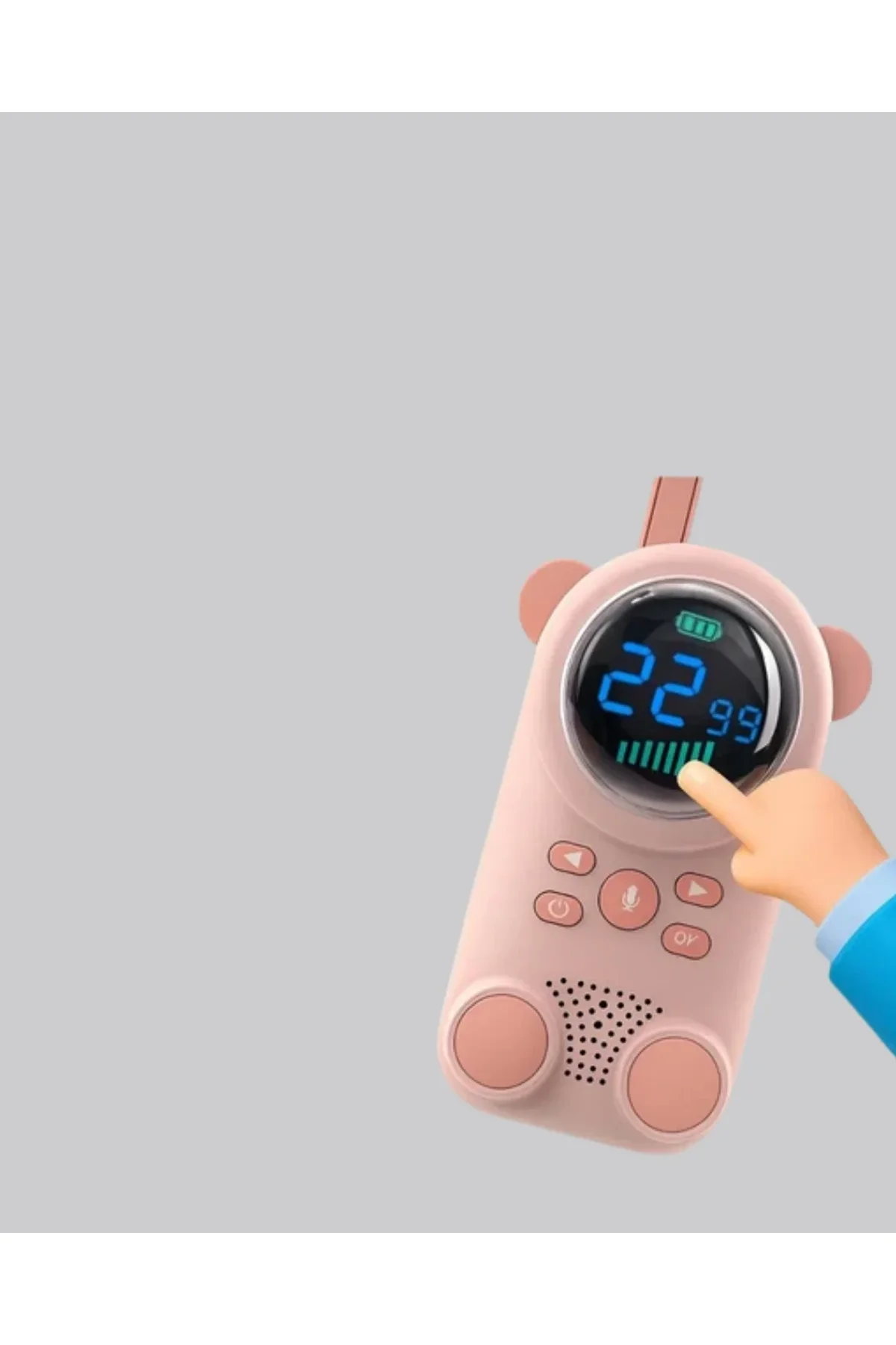 Bebek Telsizi Lcd Ekran Vox İki Yönlü İletişim Usb Şarj Hafif - Just Cheap Store Görsel 3