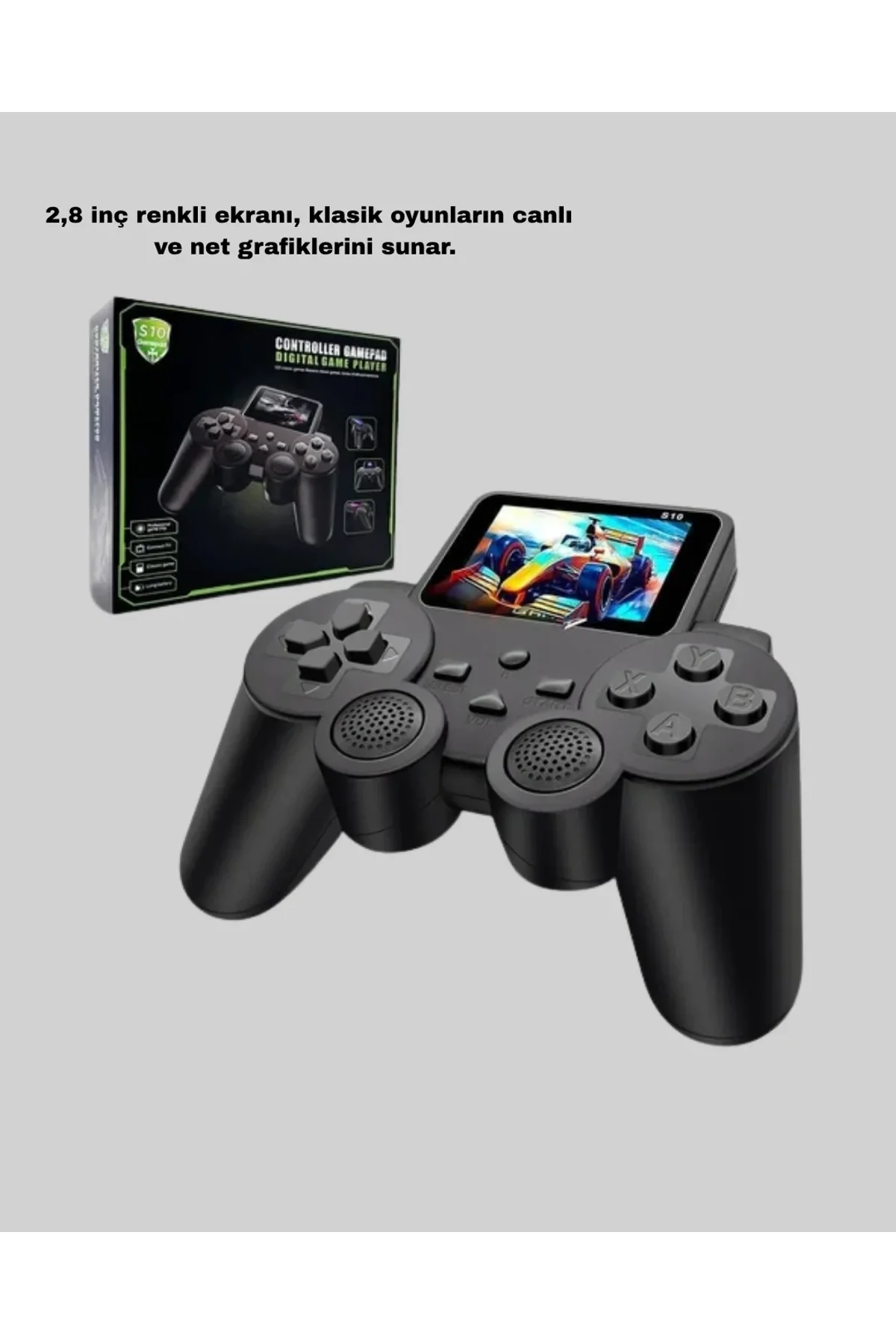 Atari S10 Taşınabilir Retro Oyun Konsolu 2.8 İnç Renkli Ekran Nostaljik - Just Cheap Store Görsel 5