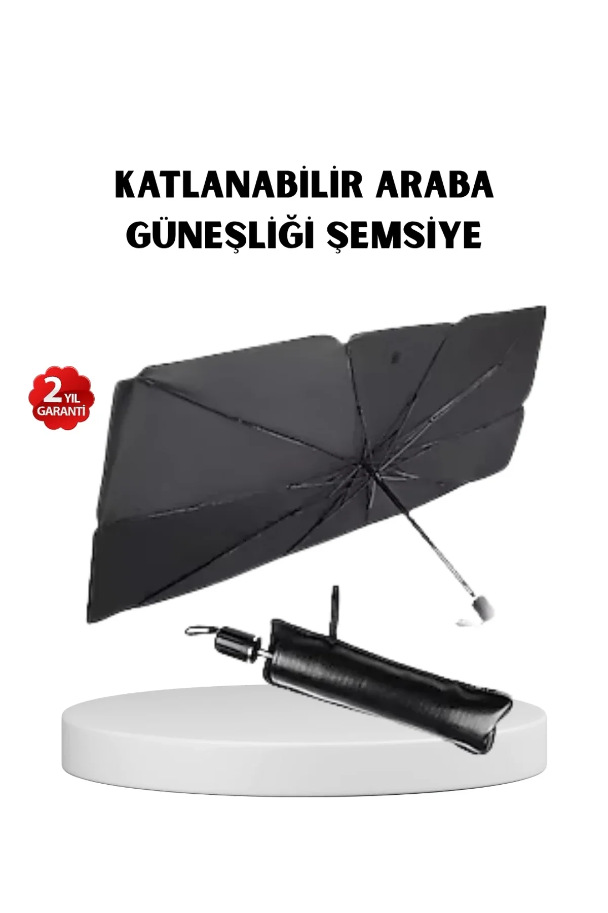 Katlanabilir Ön Cam Güneşliği Şemsiye – Her Araca Uygun Isı Ve Işık Koruması - Just Cheap Store Görsel 2