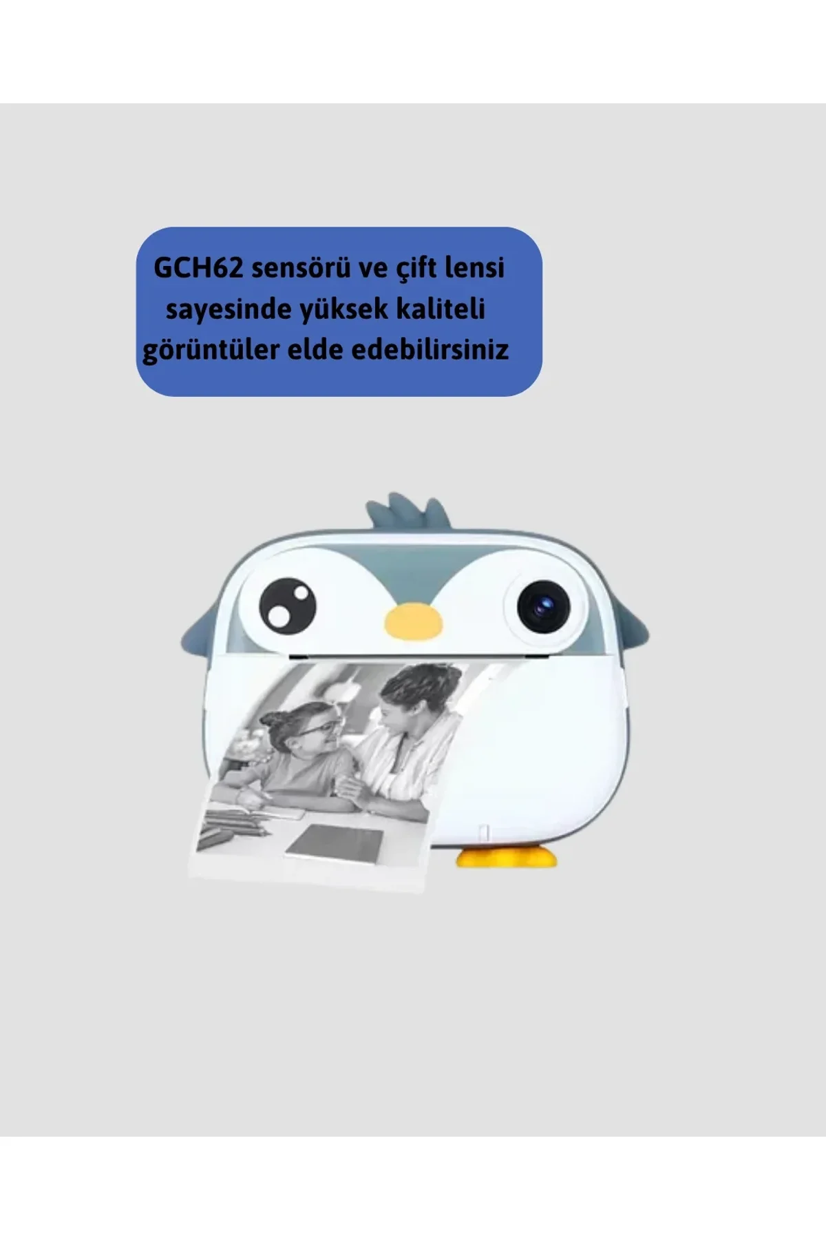 Anında Baskı Ve Yüksek Çözünürlüklü Çift Lensli Fotoğraf Makinesi - Just Cheap Store Görsel 3
