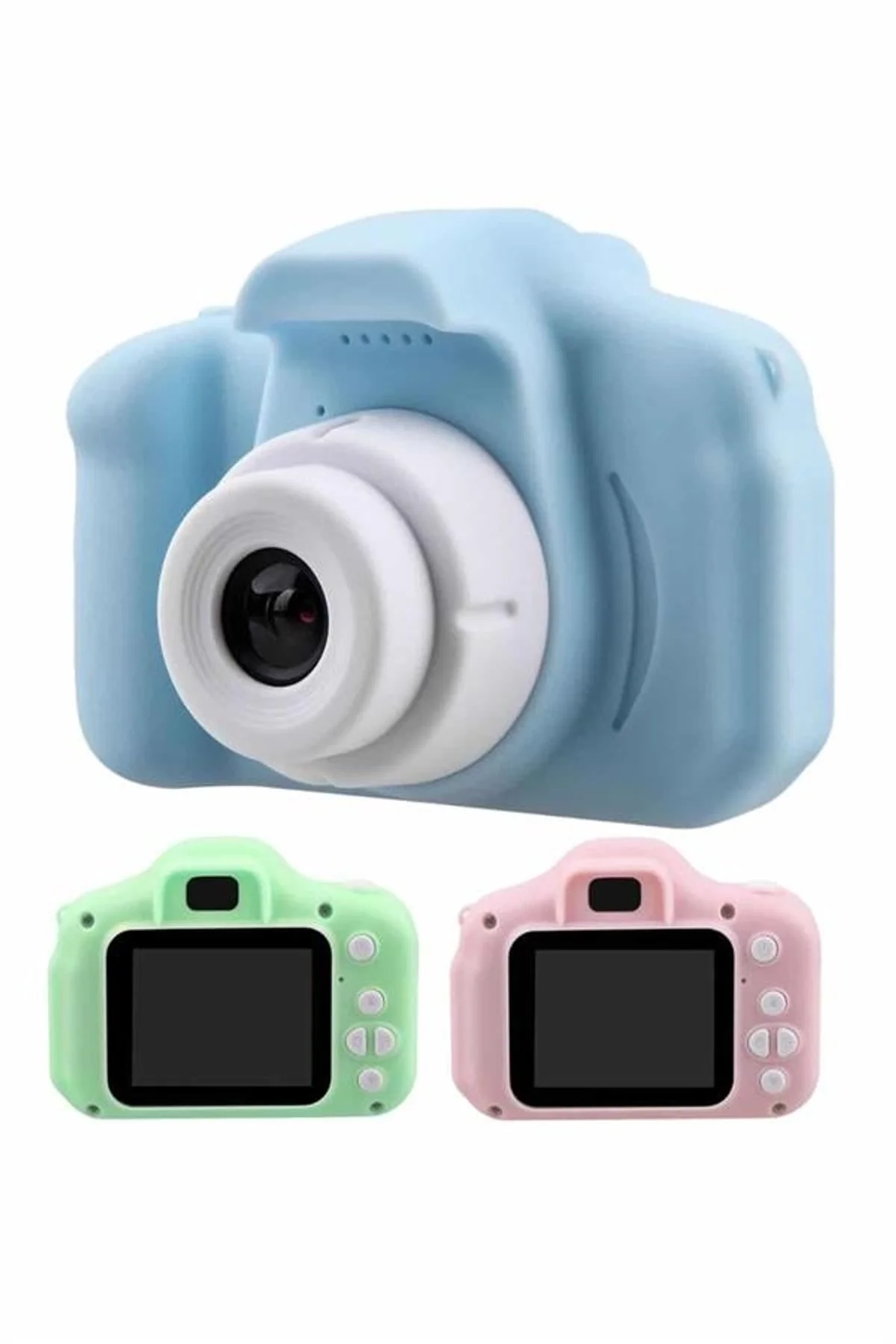 Çocuklara Özel Fotoğraf Ve Video Çeken Mini Çok Renkli Fotoğraf Makinesi