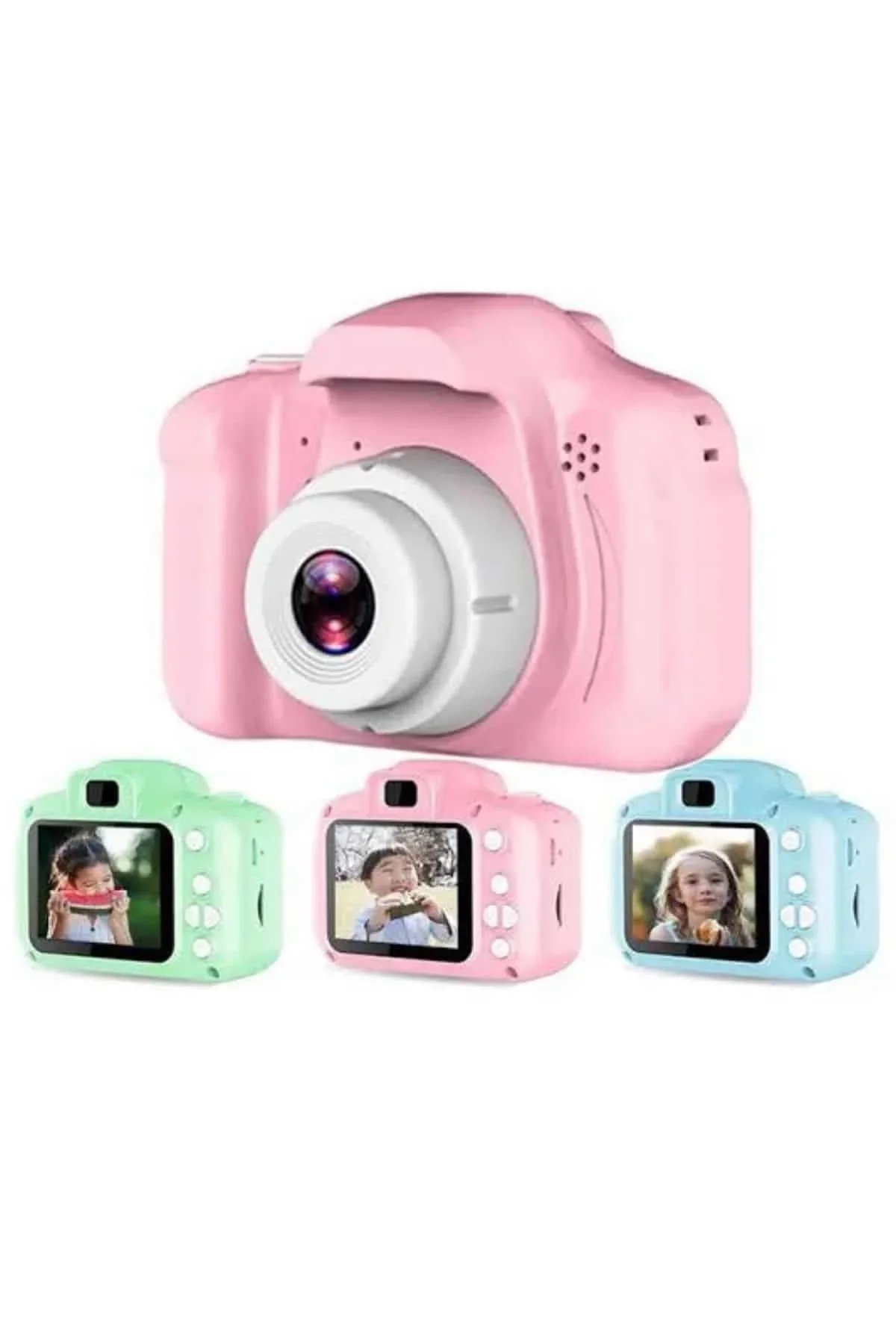 Çocuklara Özel Fotoğraf Ve Video Çeken Mini Çok Renkli Fotoğraf Makinesi - Just Cheap Store Görsel 4