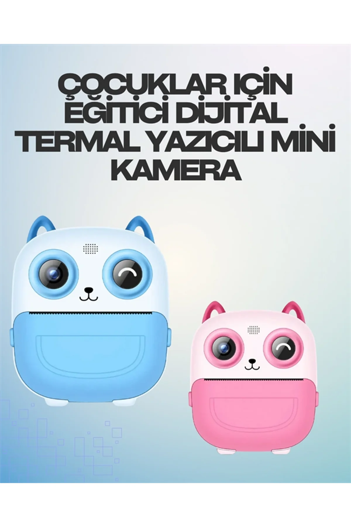 Termal Yazıcılı Dijital Kamera – Usb Şarjlı, Hd Video Destekli