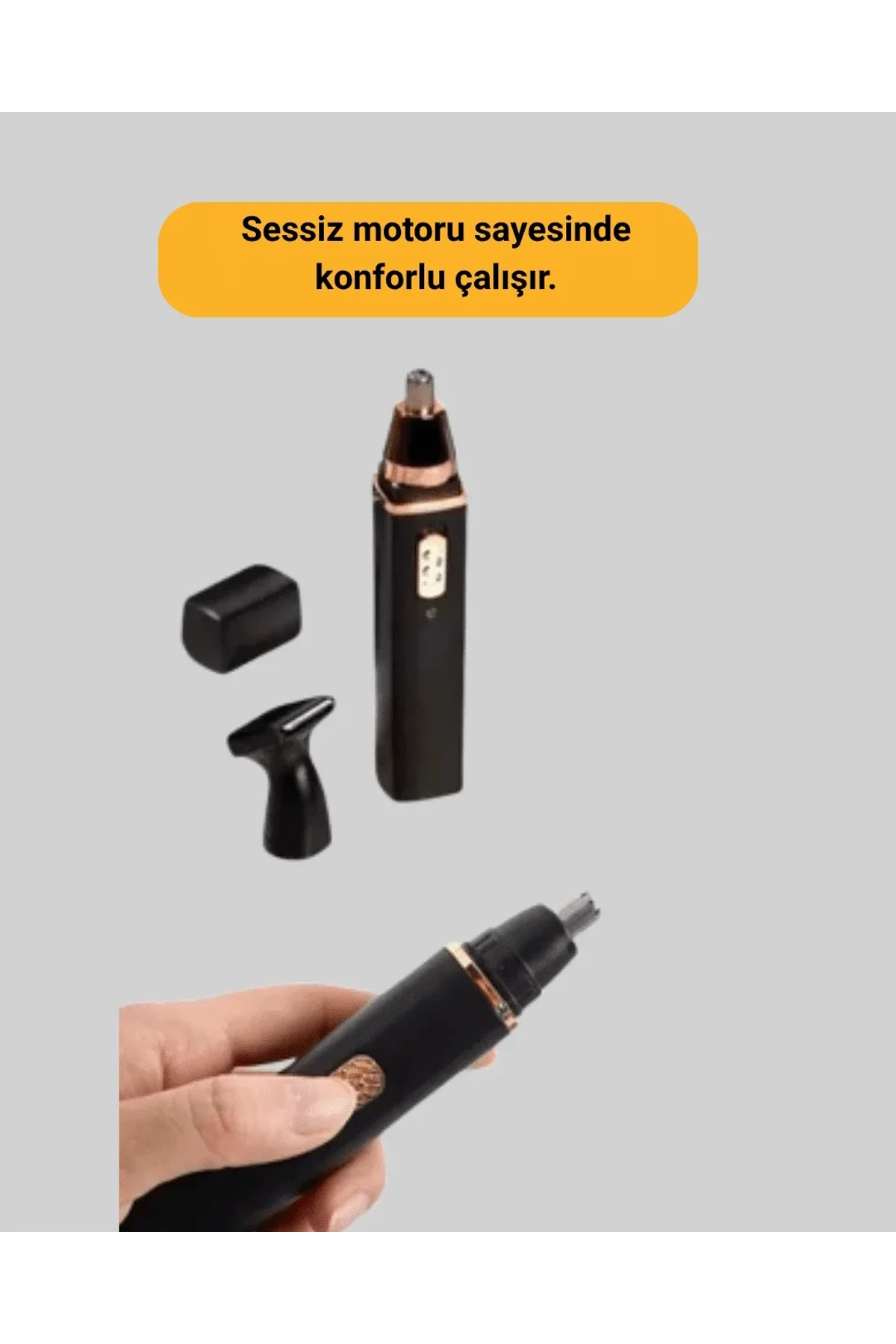 Usb Şarjlı Sessiz Burun Ve Kulak Kılı Temizleme Cihazı - Just Cheap Store Görsel 3