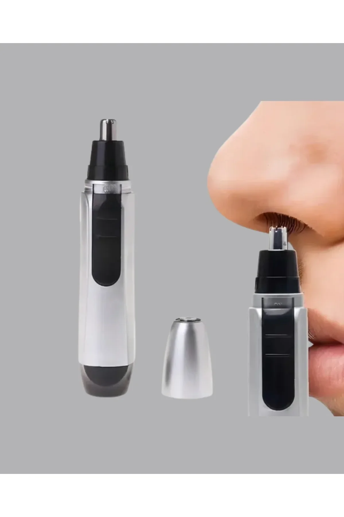 3d Bıçaklı Burun Ve Kulak Tıraş Makinesi Pil İle Çalışan Taşınabilir Model - Just Cheap Store Görsel 4
