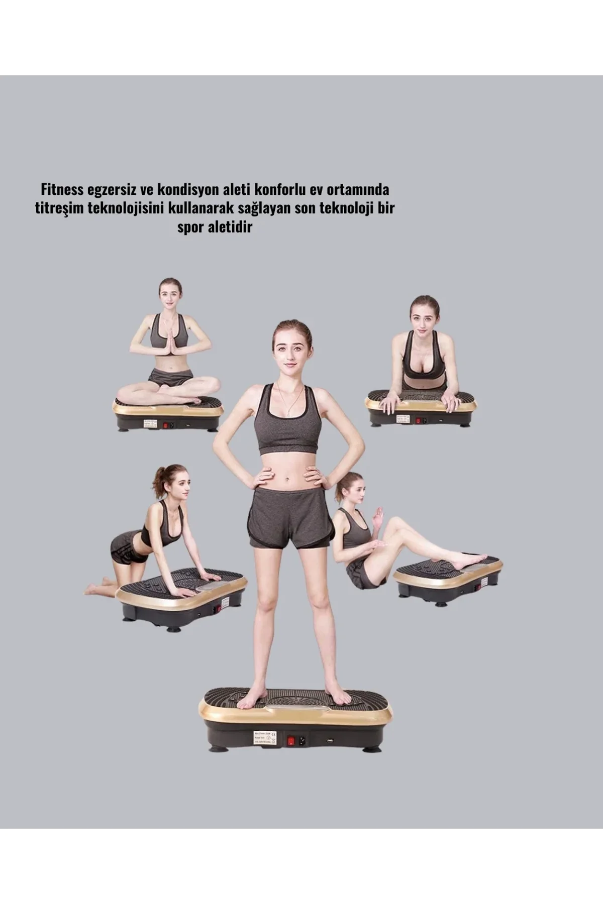 Vücut Şekillendirmeye Yardımcı Titreşimli Spor Platformu - Just Cheap Store Görsel 3