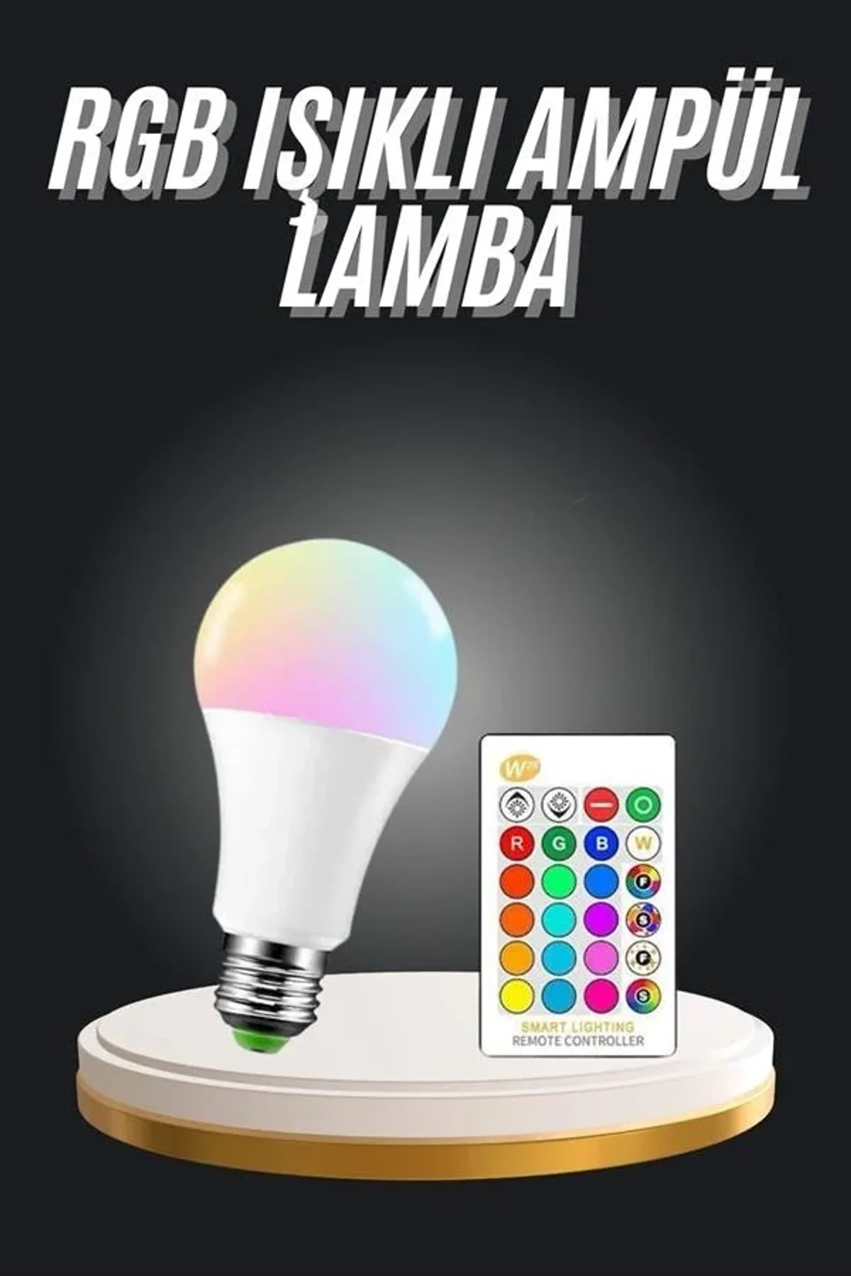 Ambiyans Aydınlatma Rgb Led Lamba Kumandalı Renk Değiştirebilen - Just Cheap Store Görsel 3