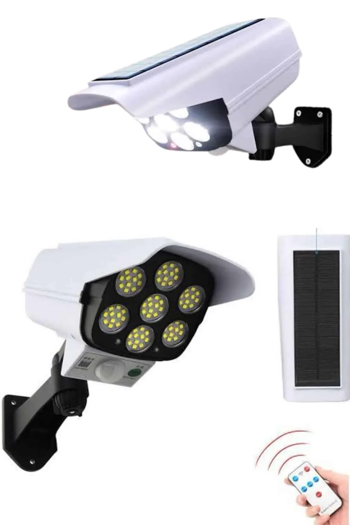 Solar Bahçe Lambası Uzaktan Kumandalı Kamera Görünümlü Hareket Sensörlü - Just Cheap Store Görsel 3