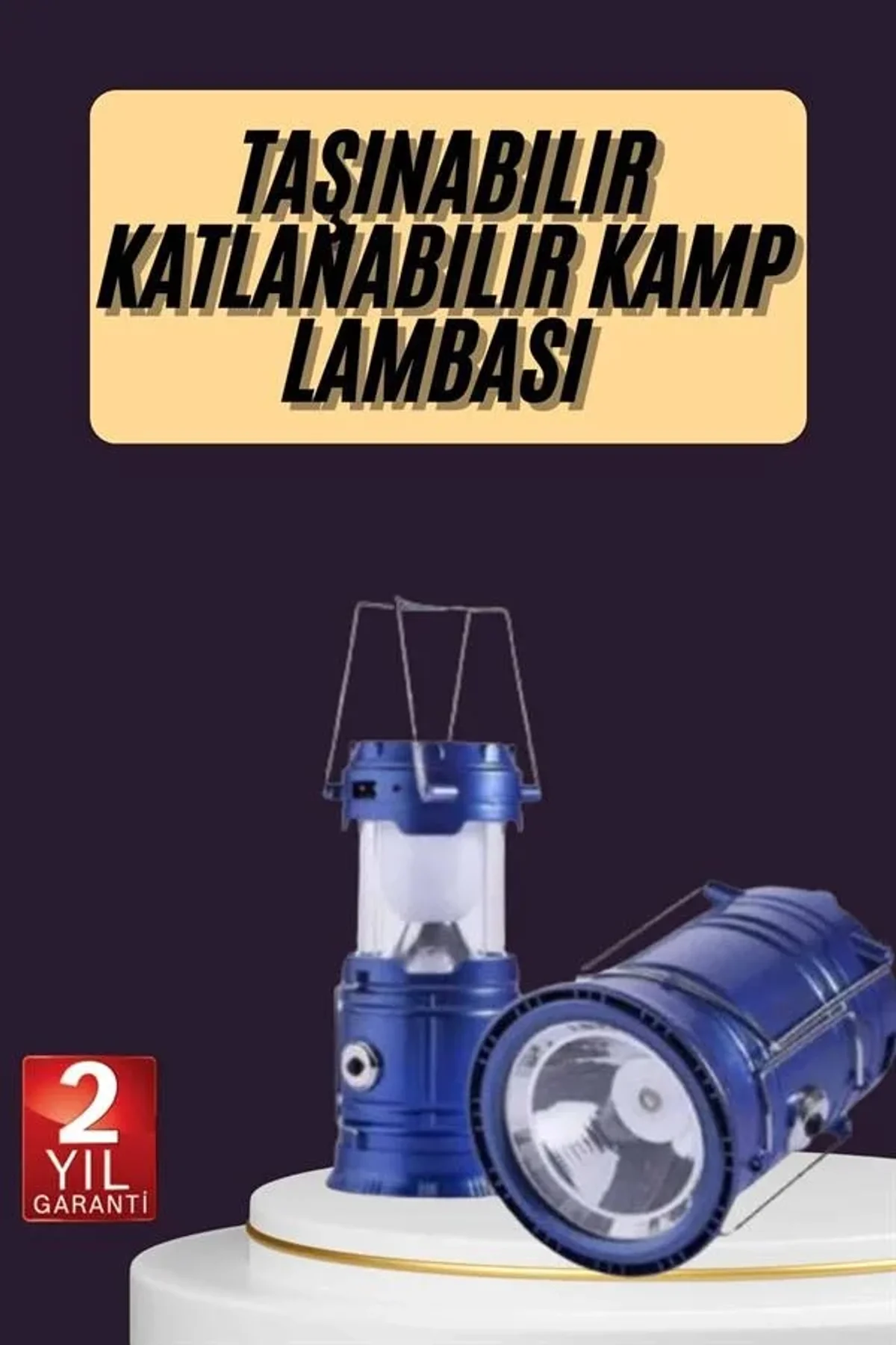 Kamp Feneri Şarj Edilebilir Güneş Enerjili Işıldak Usb Şarjlı - Just Cheap Store Görsel 3