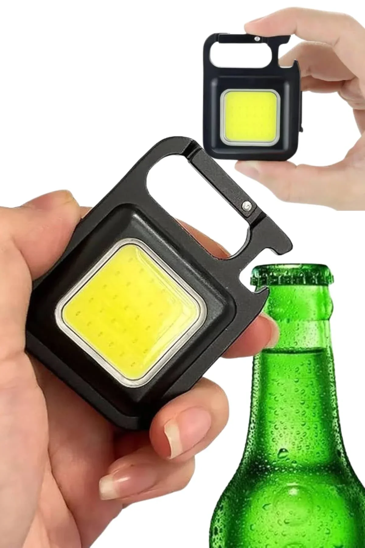 Işıldak Usb Şarjlı Cep El Feneri Taşınabilir Mini Led Işık Çok Fonksiyonlu - Just Cheap Store Görsel 4