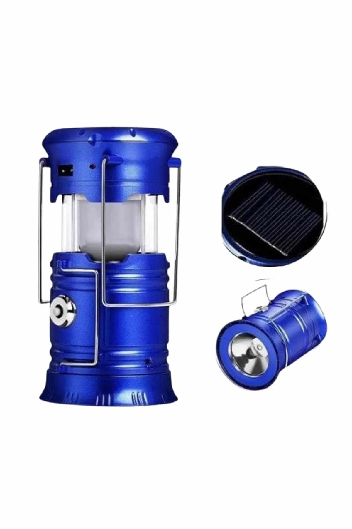Büyük Boy Güneş Enerjili Kamp Feneri Işıldak Lamba Usb Şarjlı - Just Cheap Store Görsel 4