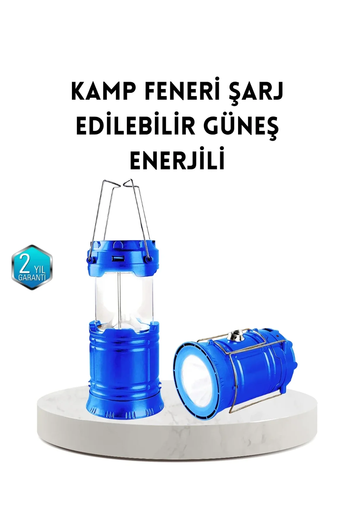 Güneş Enerjisiyle Çalışan Kamp Feneri Hafif Portatif Uzun Ömürlü - Just Cheap Store Görsel 2