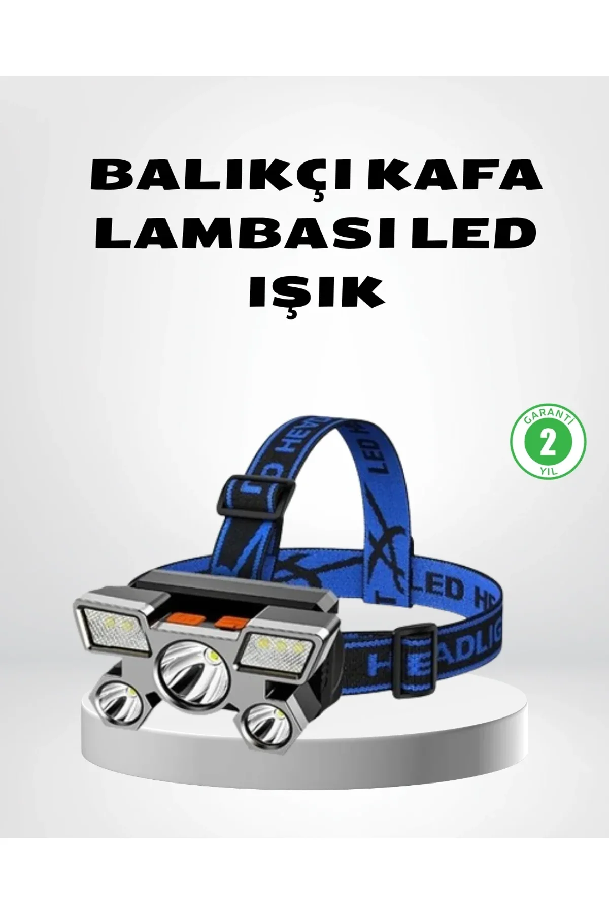 Şarj Edilebilir Led Kafa Feneri – 4 Işık Modu, Ipx5 Su Geçirmez, Hareket Sensörlü - Just Cheap Store Görsel 2