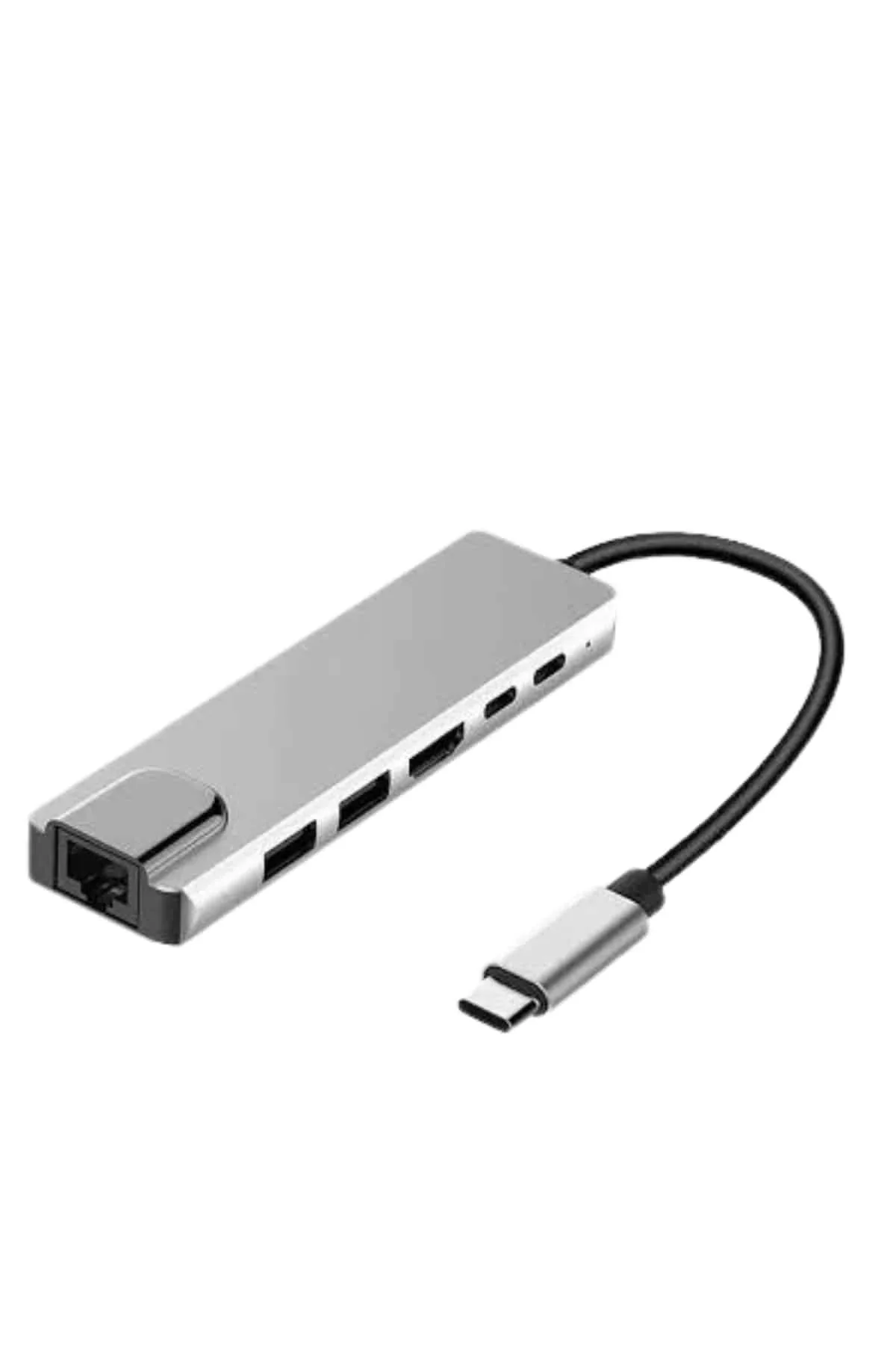 Macbook Pro/air Uyumlu Usb Type-c 8 In 1 Hub Dönüştürücü Çevirici Çoklayıcı Usb Hdmı Micro Sd 8 Giri - Just Cheap Store Görsel 4