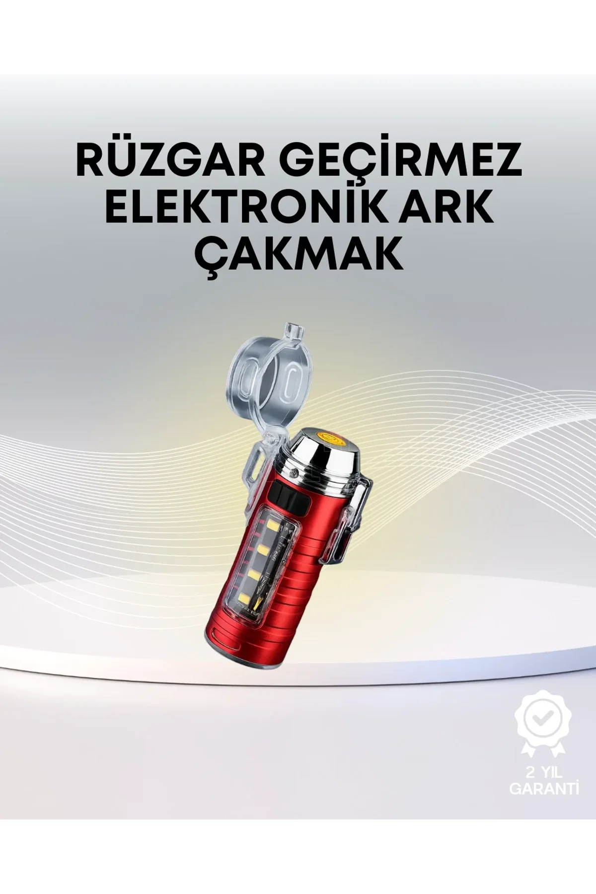 Usb Şarjlı Suya Dayanıklı Elektrikli Çakmak - Just Cheap Store Görsel 2