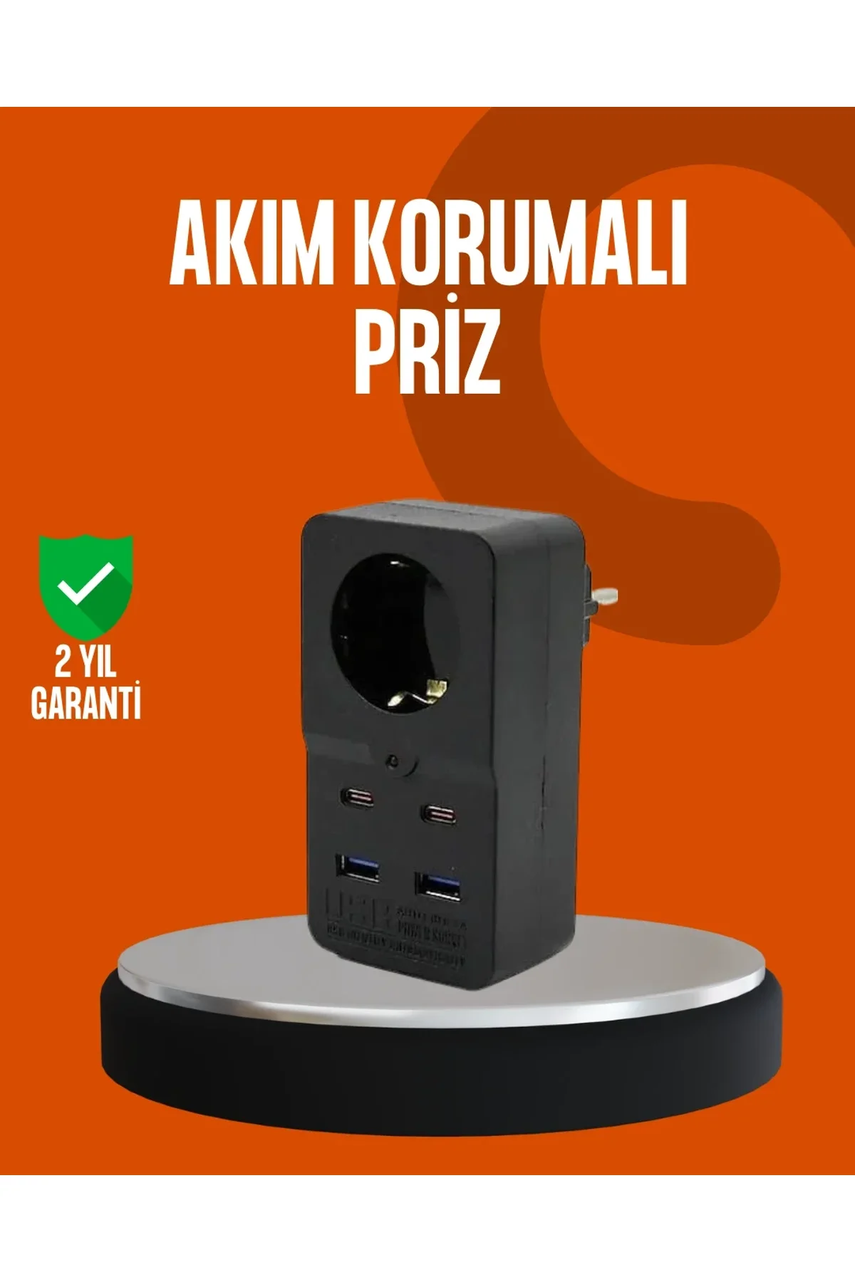 Akım Korumalı Priz 4 Usb Type C Destekli Yüksek Isı Dayanımlı - Just Cheap Store Görsel 2