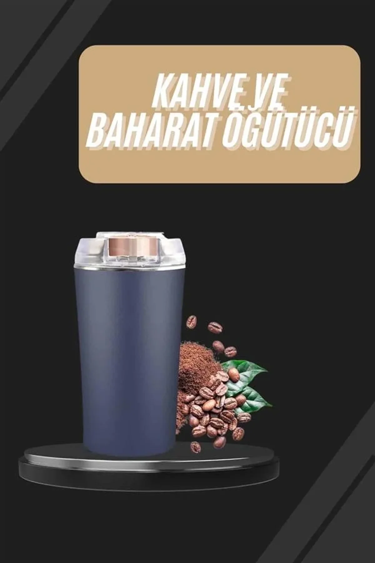 Dayanıklı Paslanmaz Çelik Kolay Kullanım Kahve Ve Baharat Öğütücü - Just Cheap Store Görsel 2