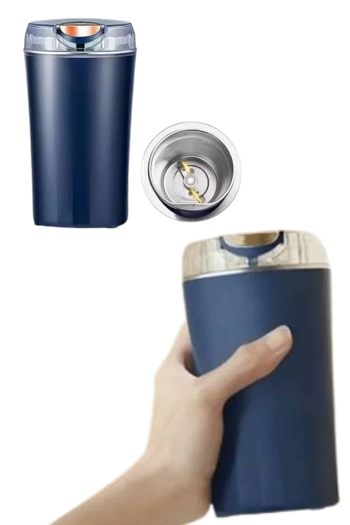 Dayanıklı Paslanmaz Çelik Kolay Kullanım Kahve Ve Baharat Öğütücü - Just Cheap Store Görsel 4
