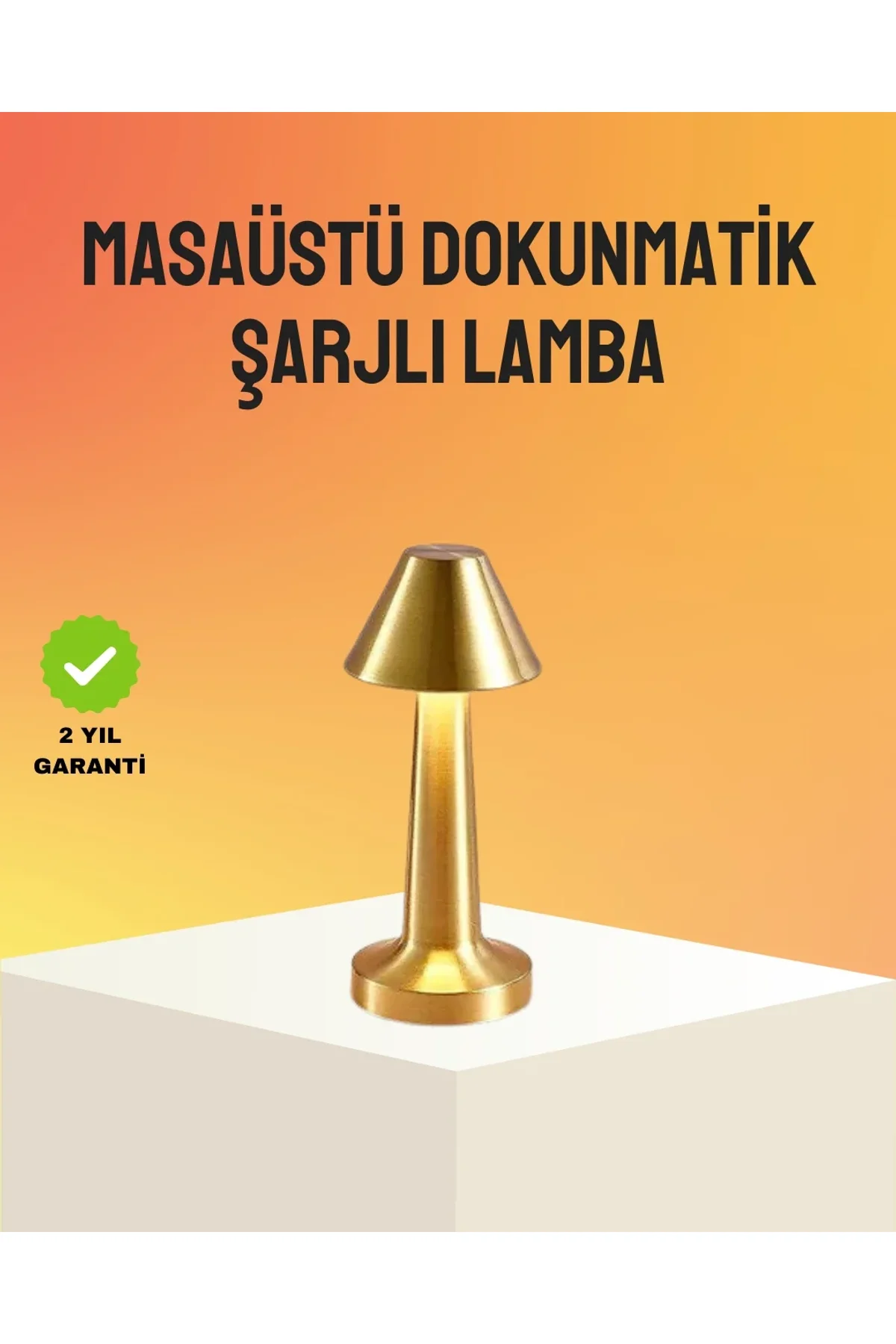 Modern Metal Masa Lambası 3 Işık Renkli Kademesiz Parlaklık Ayarlı - Just Cheap Store Görsel 2