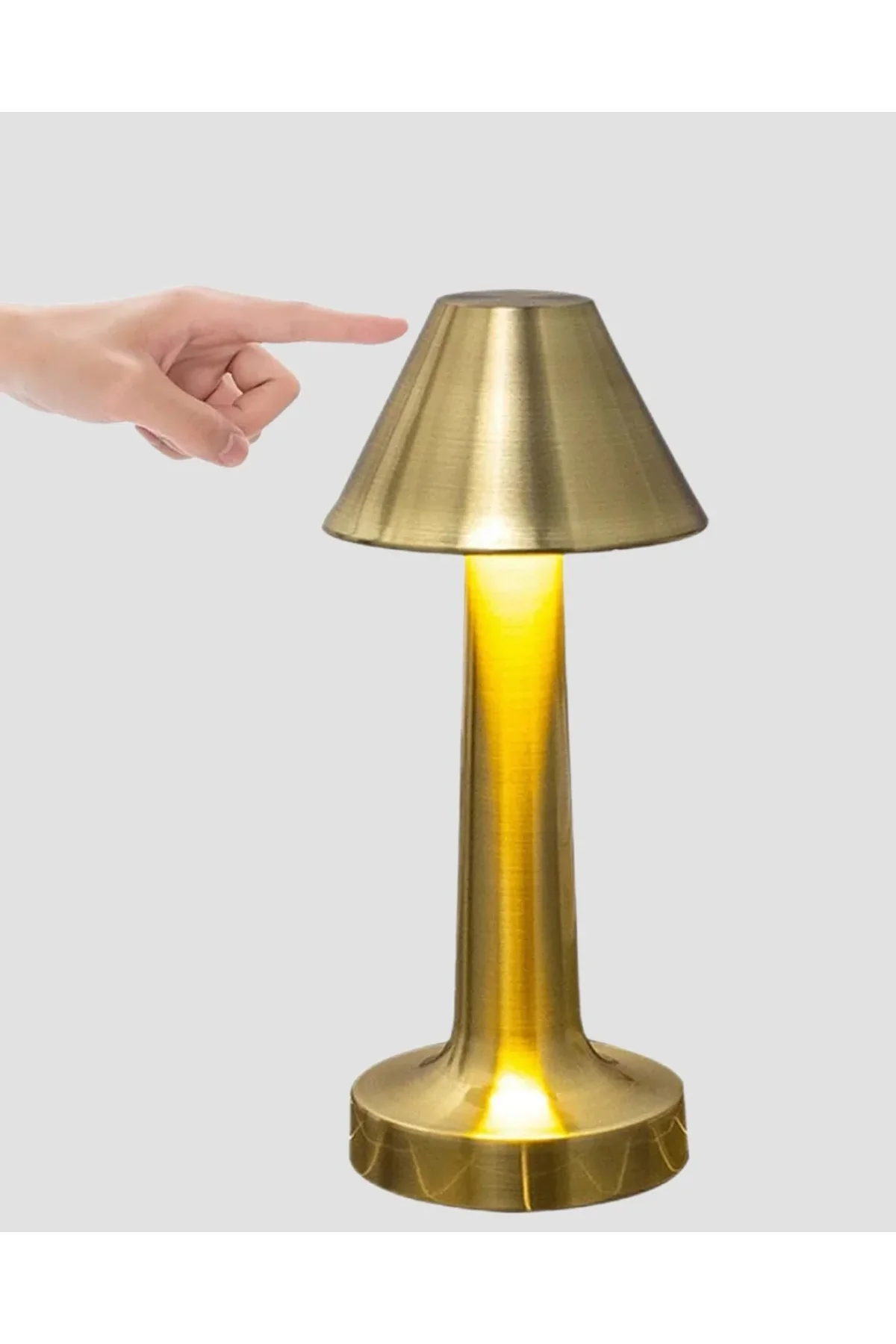 Modern Metal Masa Lambası 3 Işık Renkli Kademesiz Parlaklık Ayarlı - Just Cheap Store Görsel 4