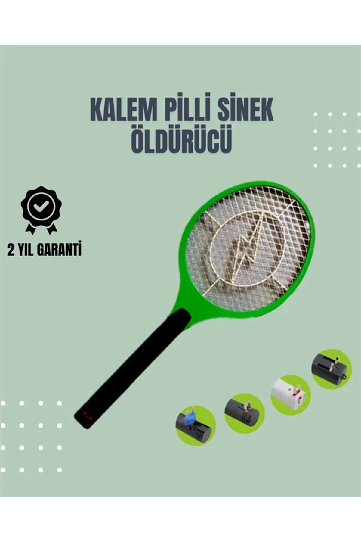 Sessiz Ve Etkili Böcek Öldürücü – Üç Katmanlı Koruyucu Izgaralı Elektronik Sineklik - Just Cheap Store Görsel 2
