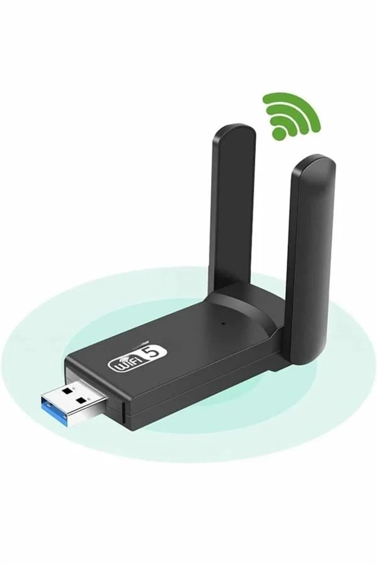 Wifi Alıcı Dual Band Usb 3.0 Adaptör Kablosuz Windows 7/8/10/11 - Just Cheap Store Görsel 4
