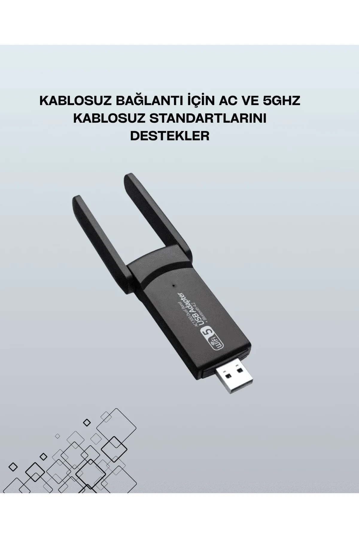 Usb 3.0 Wireless Adaptör – 2.4ghz &amp; 5ghz Destekli - Just Cheap Store Görsel 3