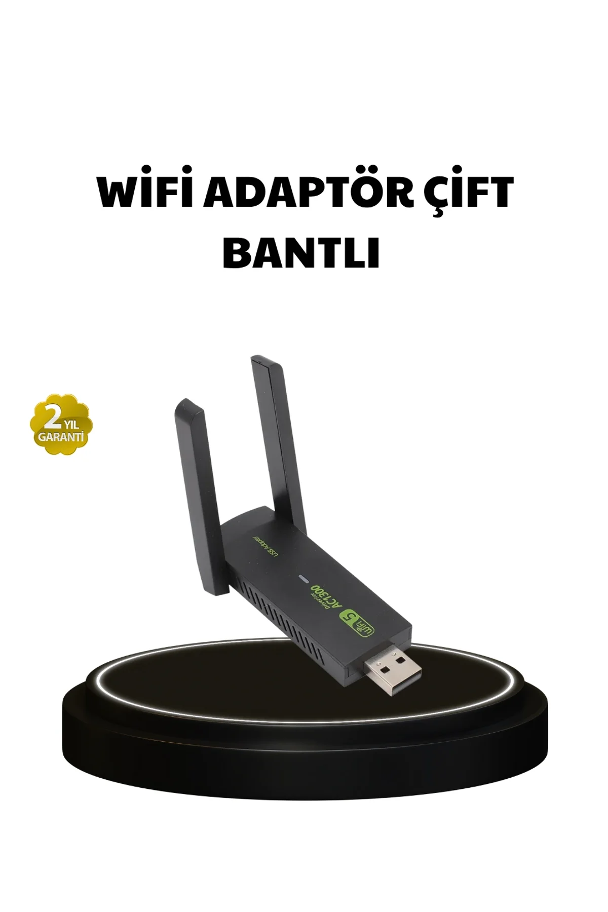 Dual Band Usb Wifi Adaptör – 1200 Mbps Hız