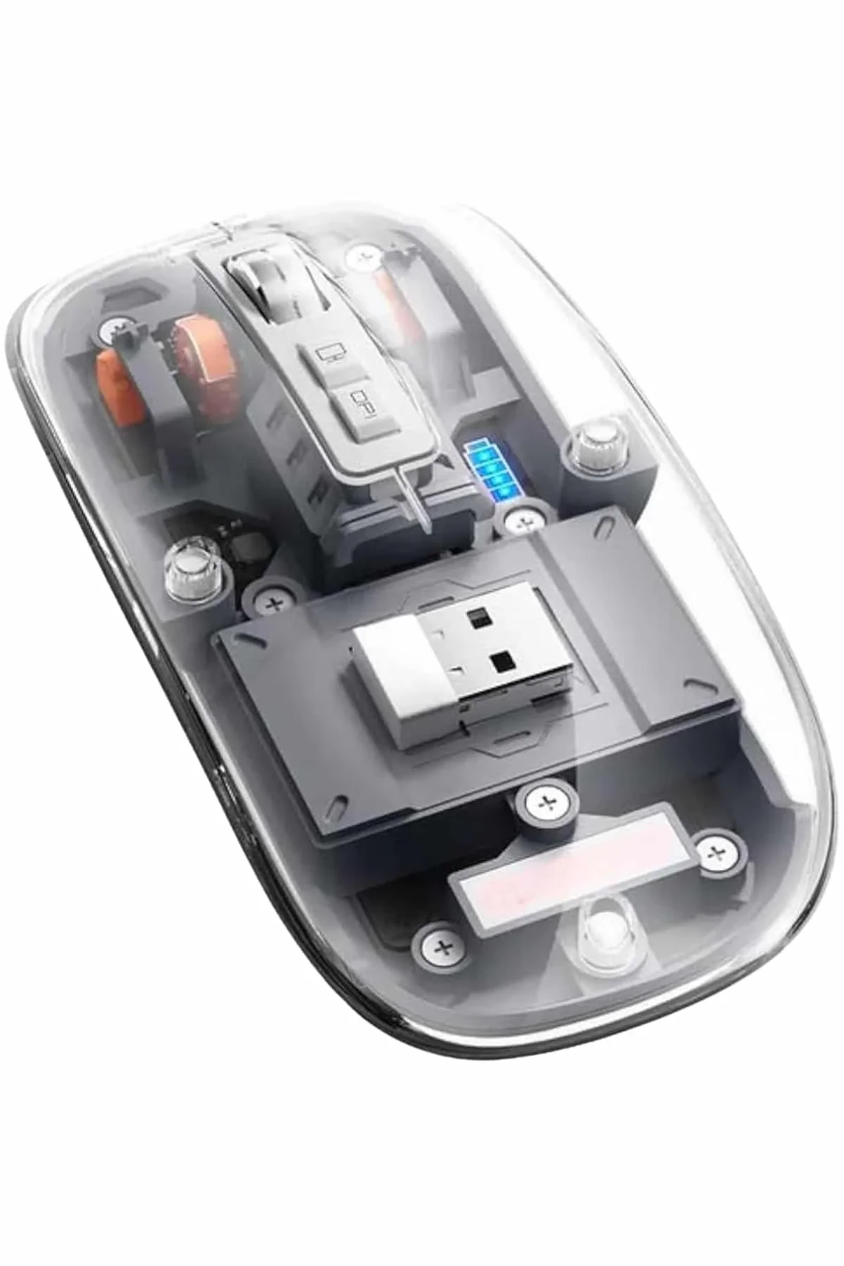 Kablosuz Mouse Fare Şarjlı Bluetooth Wireless Çift Modlu Sessiz - Just Cheap Store Görsel 3