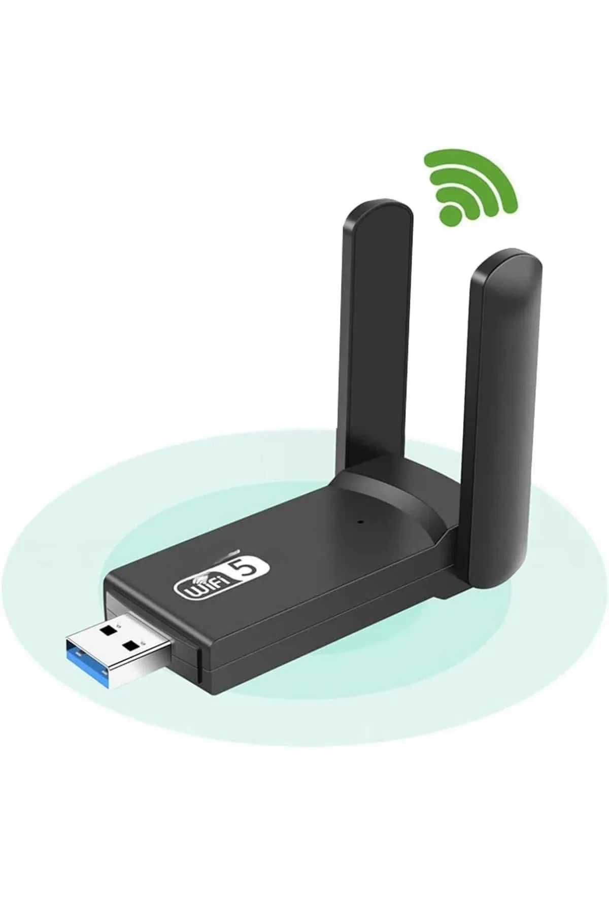 Wifi Alıcı Dual Band Usb 3.0 Adaptör Kablosuz Windows 7/8/10/11 - Just Cheap Store Görsel 4
