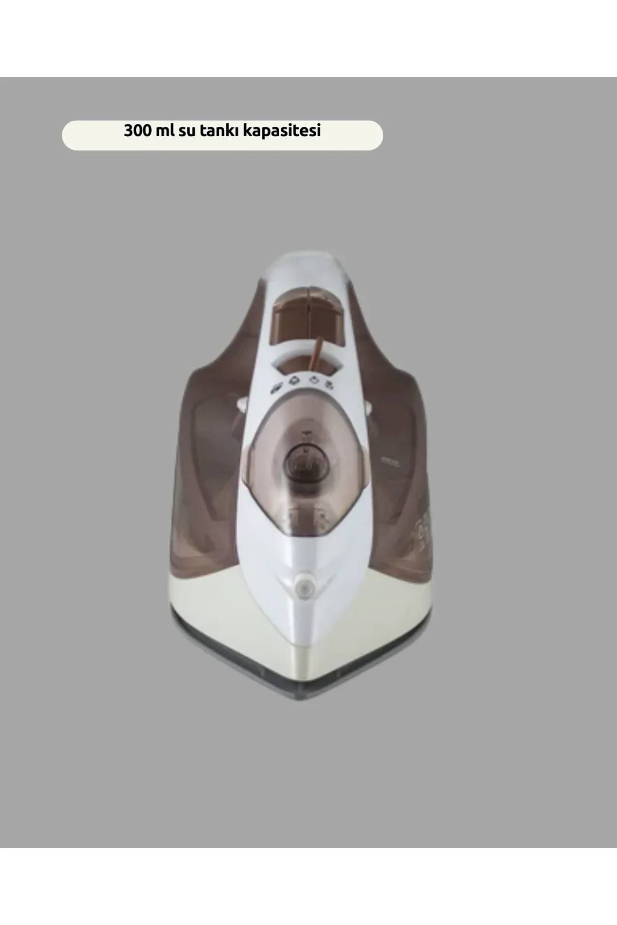 Buharlı Ütü 2200w Seramik Taban 300 Ml Kahverengi Dikey Ütüleme - Just Cheap Store Görsel 4