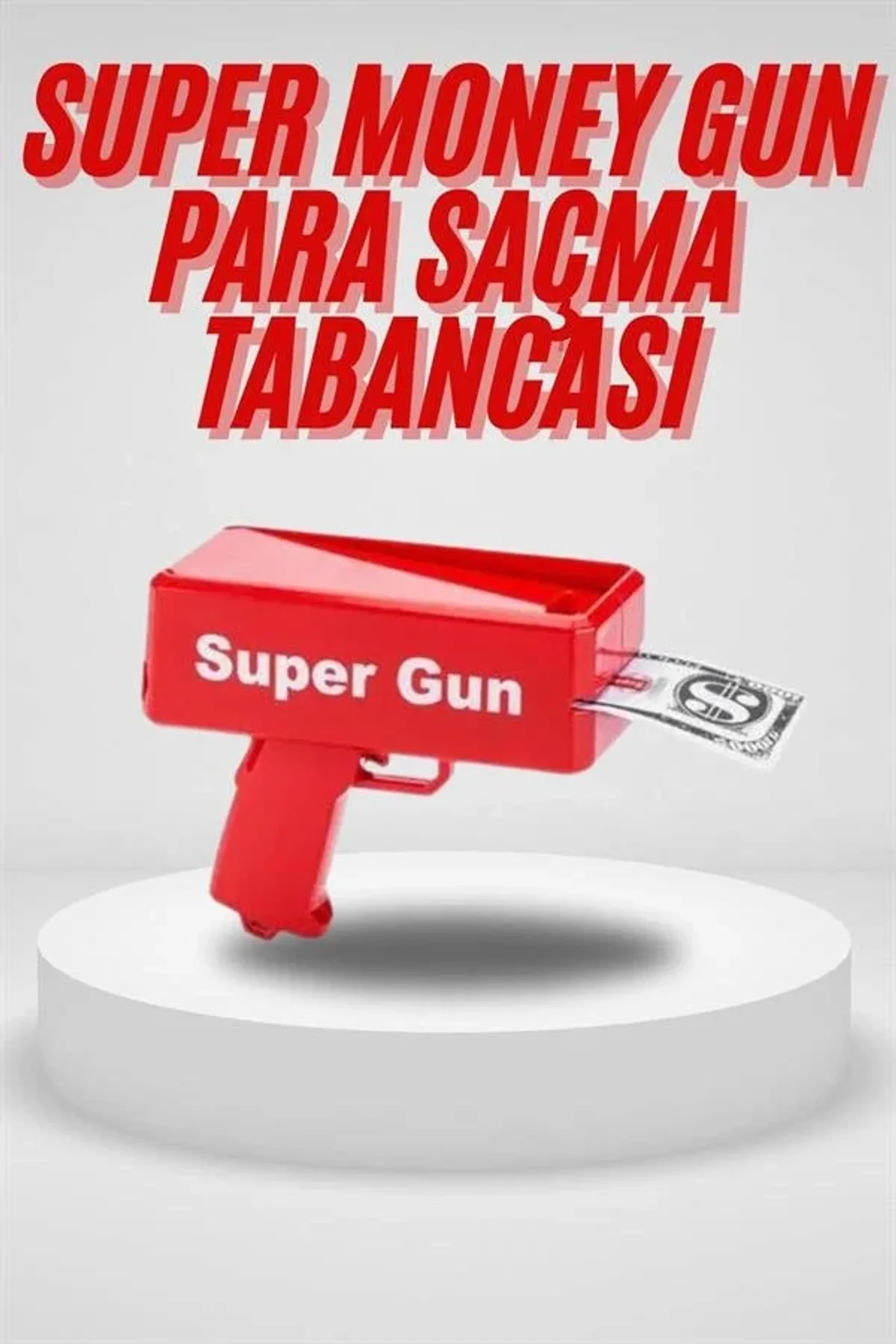 Para Saçma Tabancası Kırmızı Para Fırlatma Oyuncağı Parti Eğlencesi - Just Cheap Store Görsel 3