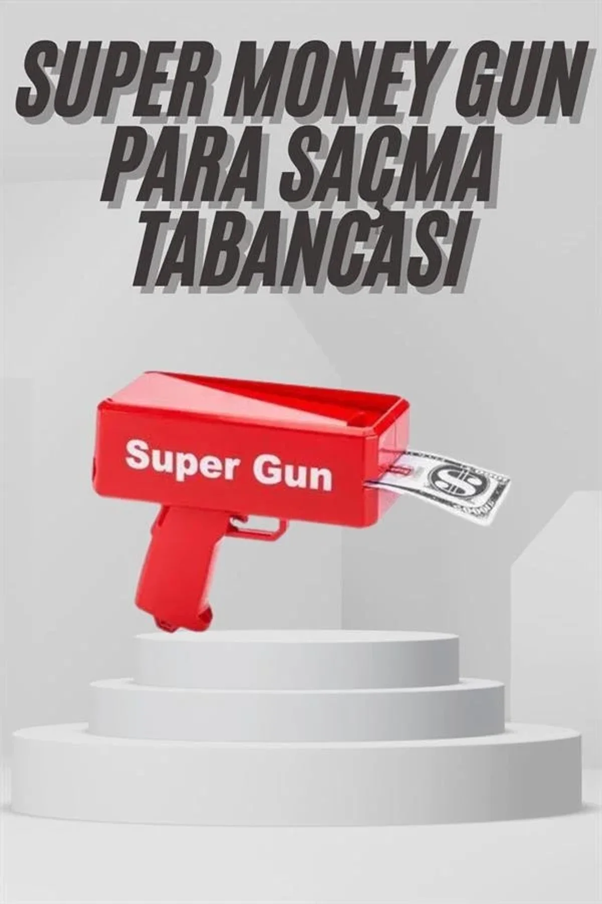 Para Dolar Saçma Para Atma Tabancası Otomatik Kırmızı Oyuncak - Just Cheap Store Görsel 3