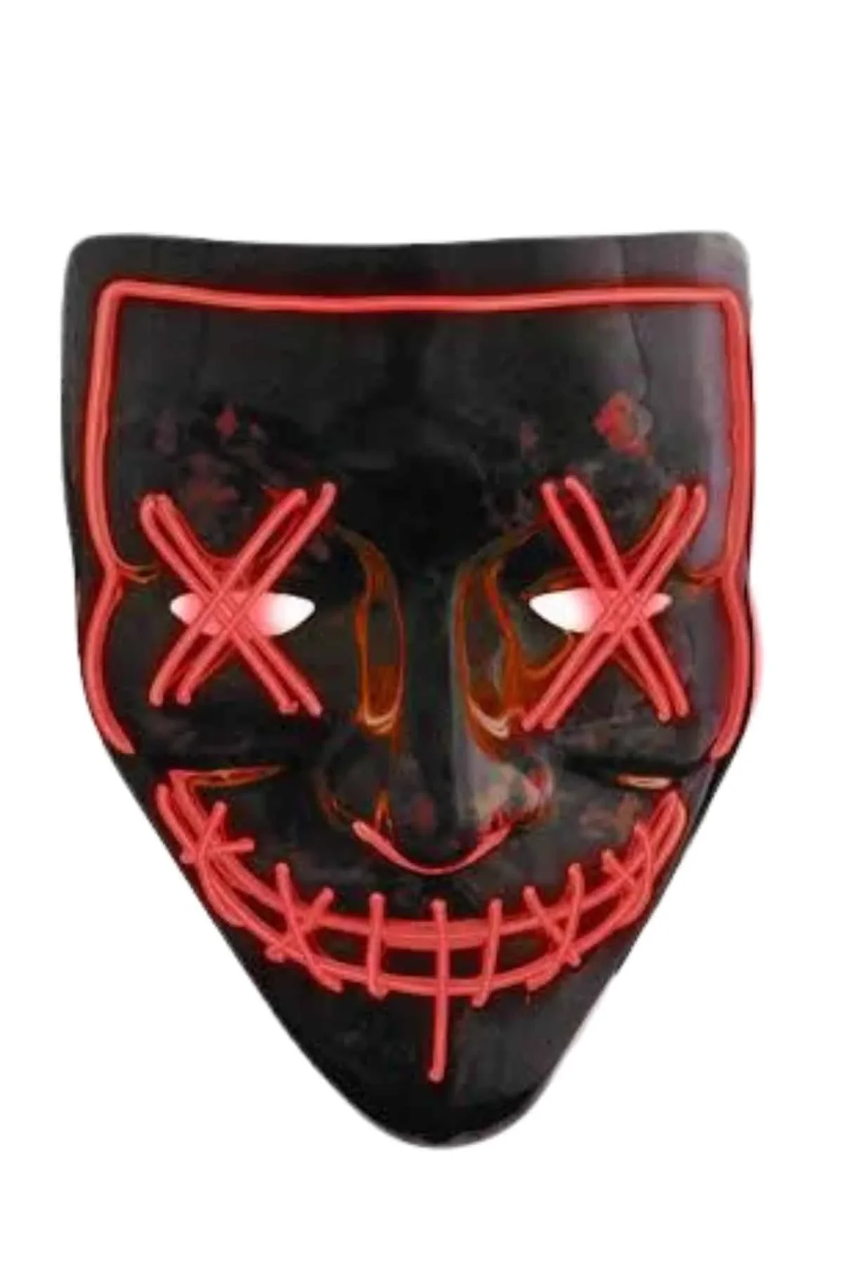 Hallowen Parti Maskesi Neon Led Işıklı Maske 3 Modlu Cadılar Bayramı Maskesi - Just Cheap Store Görsel 4