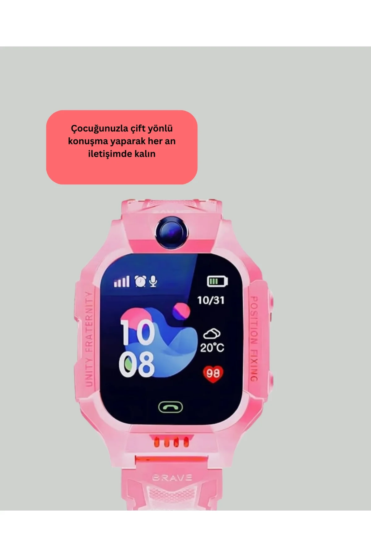 S10 Akıllı Saat Pembe - Just Cheap Store Görsel 3