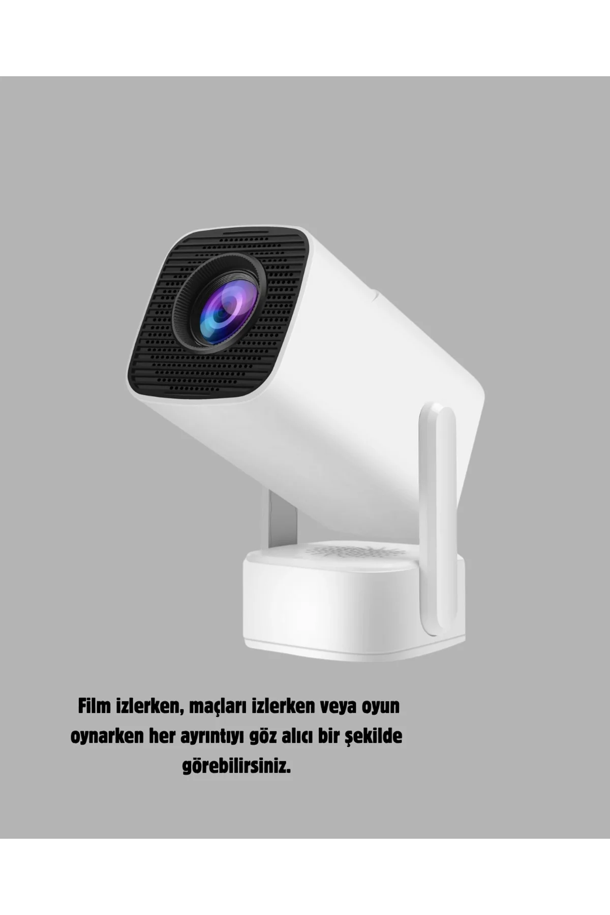 Hd 720p Projeksiyon Cihazı – Geniş Ekran, 10.000 Saat Ampul Ömrü, Ev Sineması Deneyimi - Just Cheap Store Görsel 3