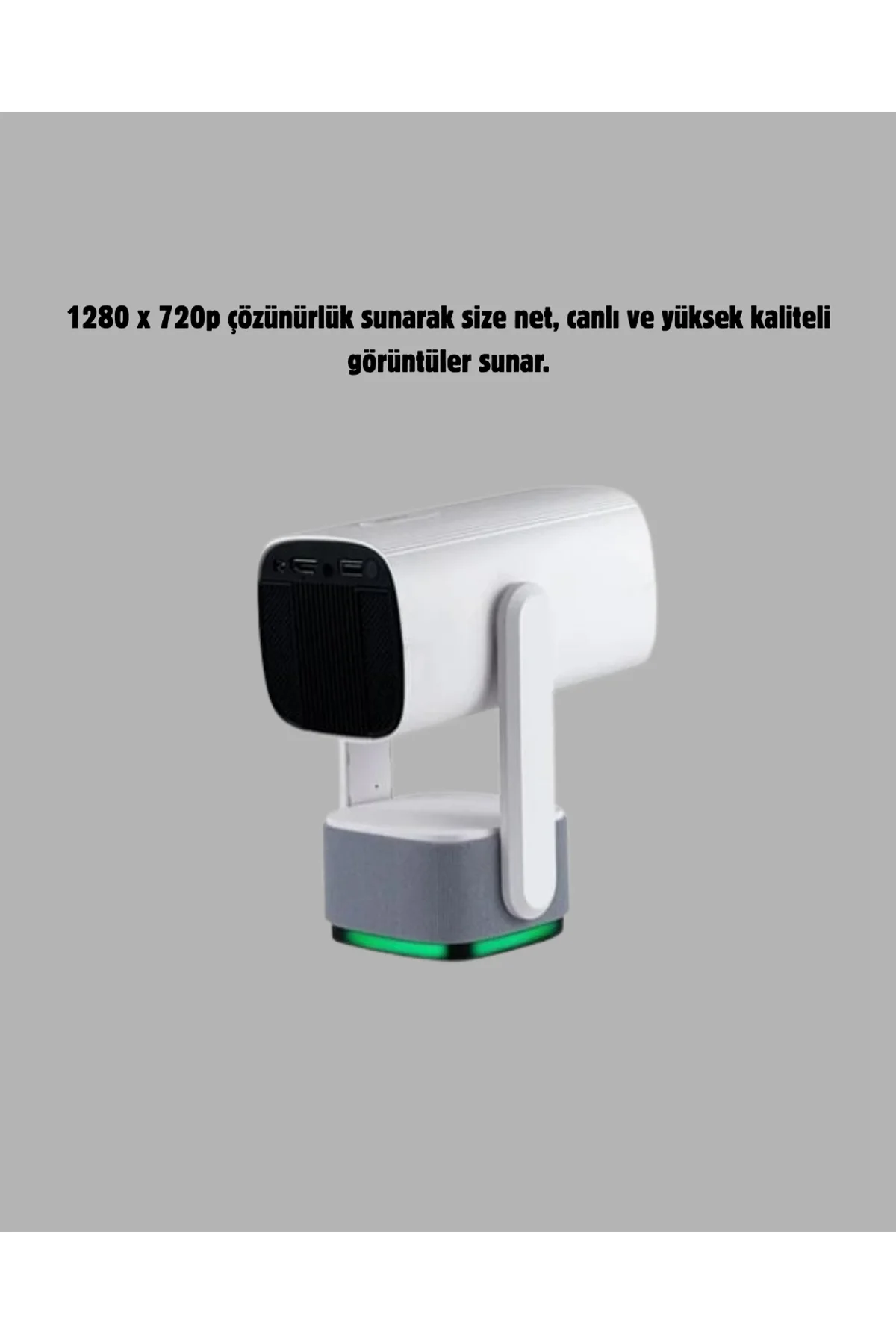 Hd 720p Projeksiyon Cihazı – Geniş Ekran, 10.000 Saat Ampul Ömrü, Ev Sineması Deneyimi - Just Cheap Store Görsel 5