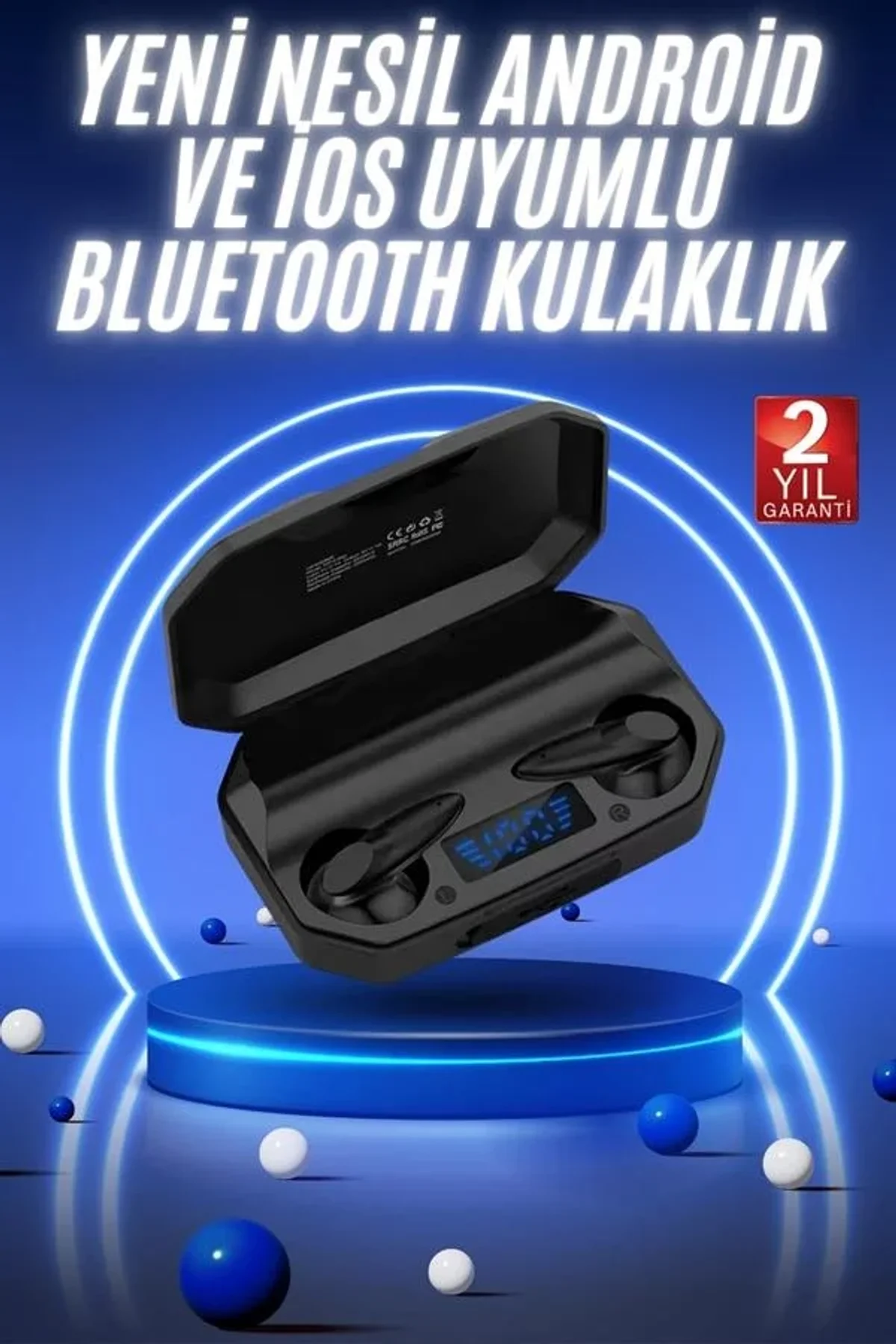 Yeni Nesil Android Ve İos Uyumlu Siyah Profesyonel Kulaklığı - Just Cheap Store Görsel 3