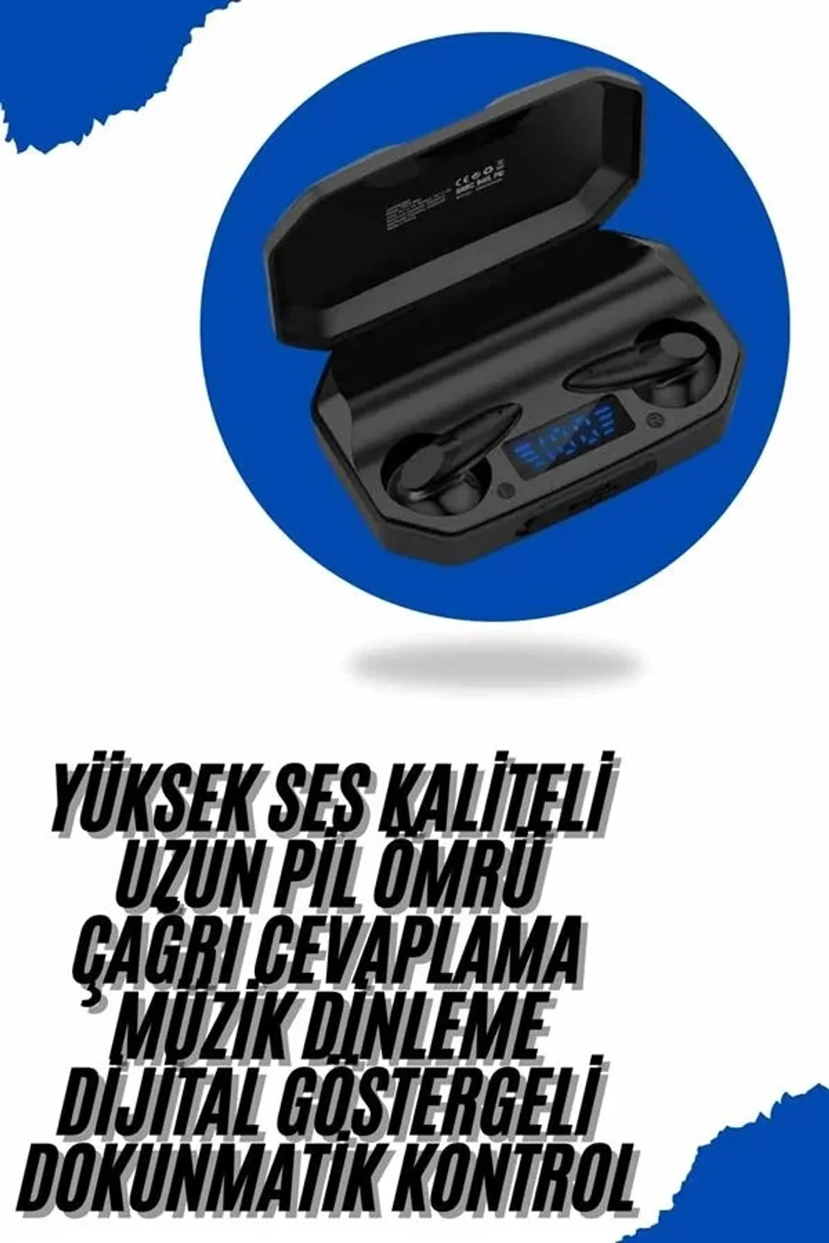 Yeni Nesil Android Ve İos Uyumlu Siyah Profesyonel Kulaklığı - Just Cheap Store Görsel 2