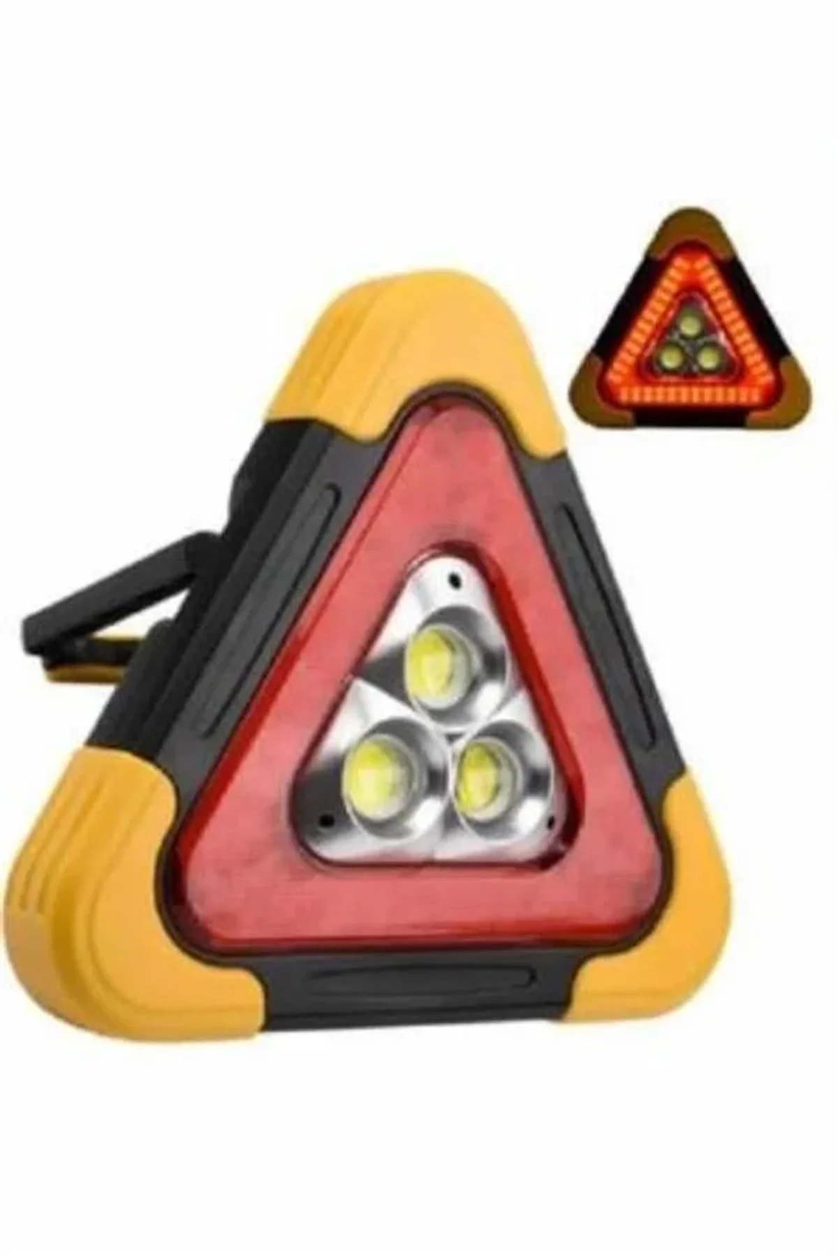 Reflektör Güneş Enerjili Taşınabilir Portatif Acil Güvenlik Işığı Araba Acil Uyarı Işığı - Just Cheap Store Görsel 5
