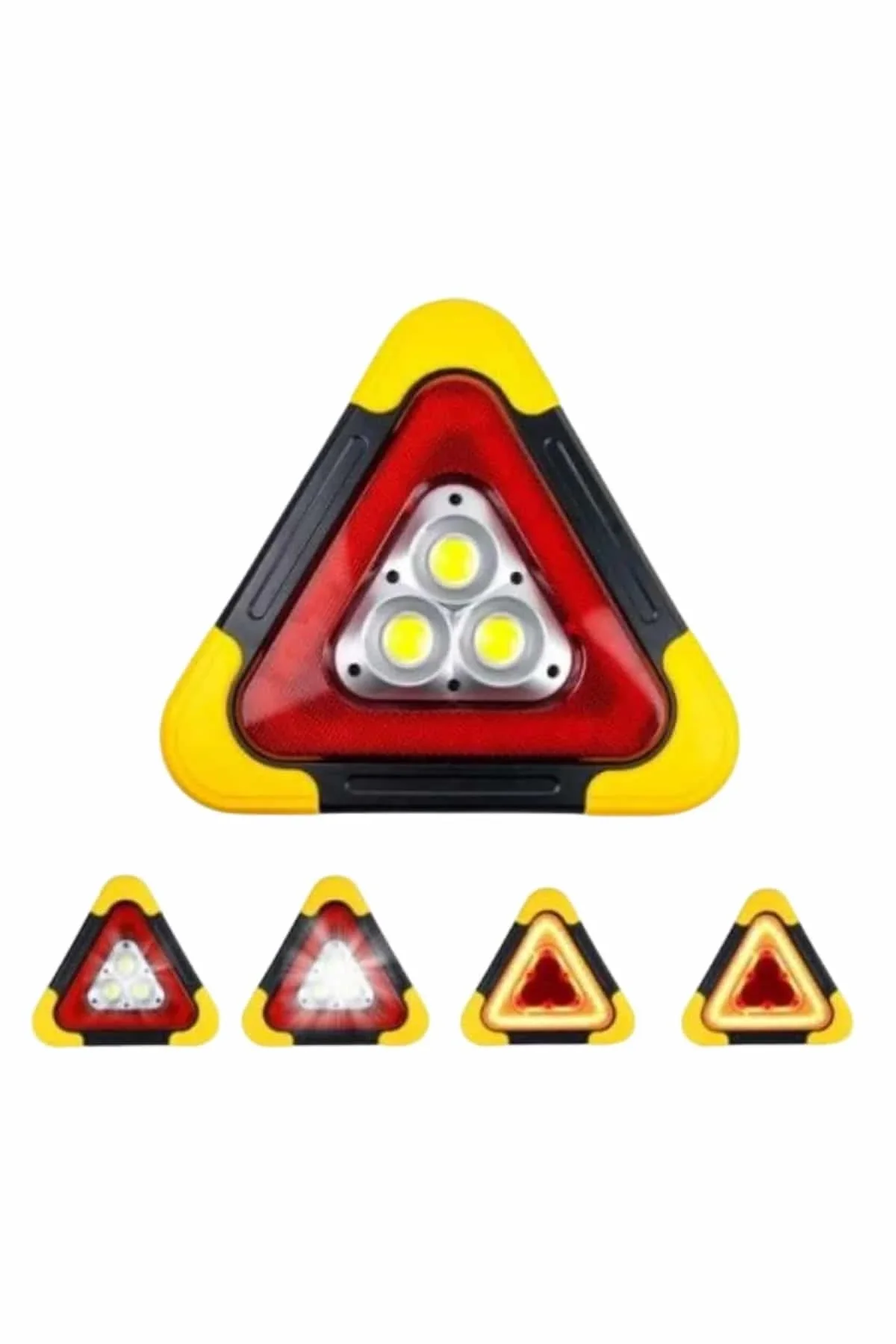 Reflektör Güneş Enerjili Taşınabilir Portatif Acil Güvenlik Işığı Araba Acil Uyarı Işığı - Just Cheap Store Görsel 3